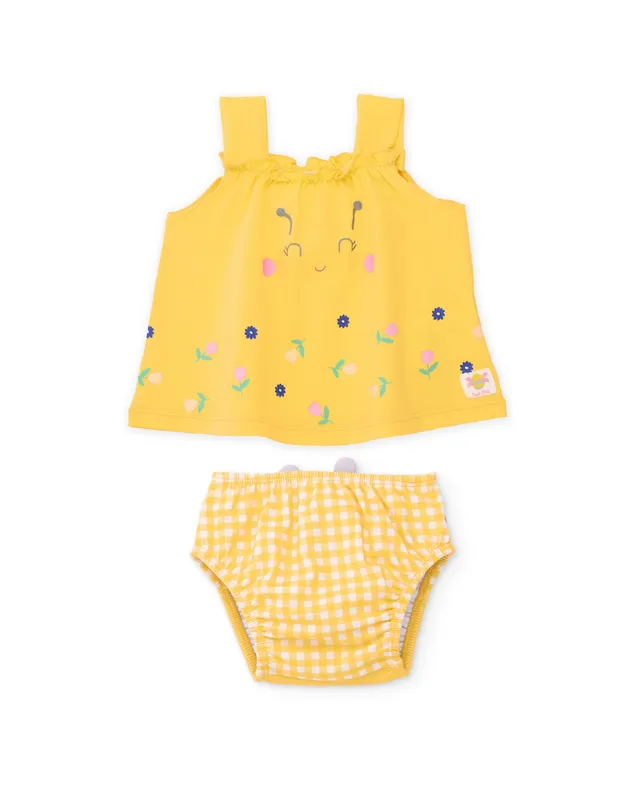 TucTuc Costumi Da Bagno costume bagno neonata giallo ape