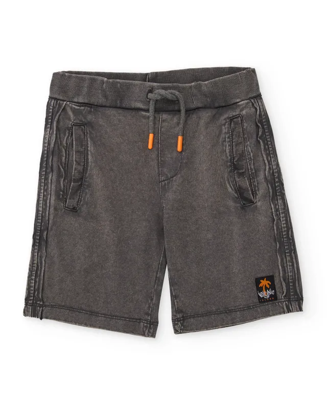 TucTuc Bermuda bambino grigio effetto lavato