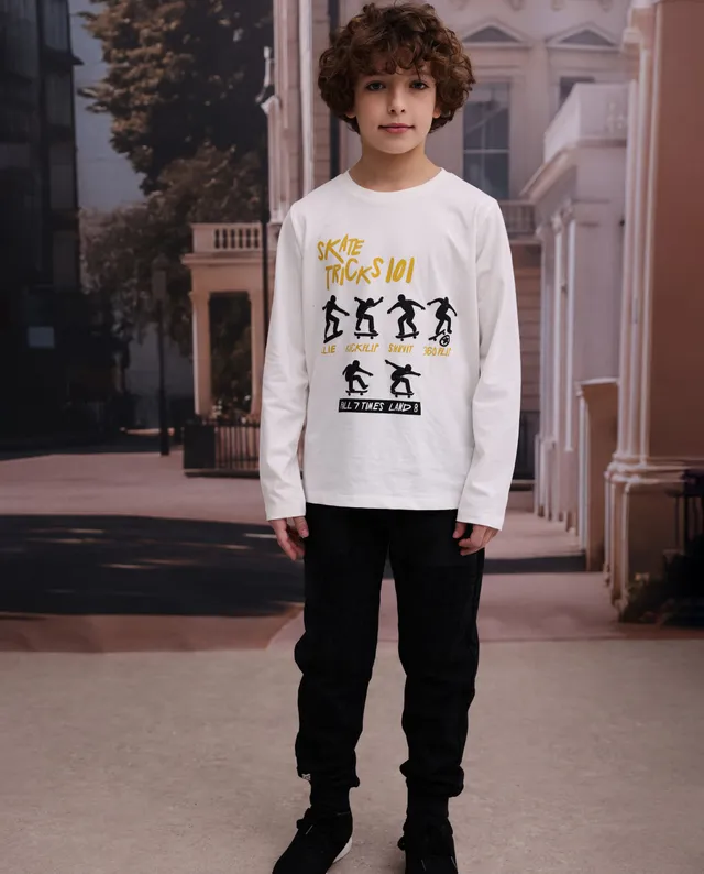 TucTuc Pantaloni tuta bimbo cargo felpa nero