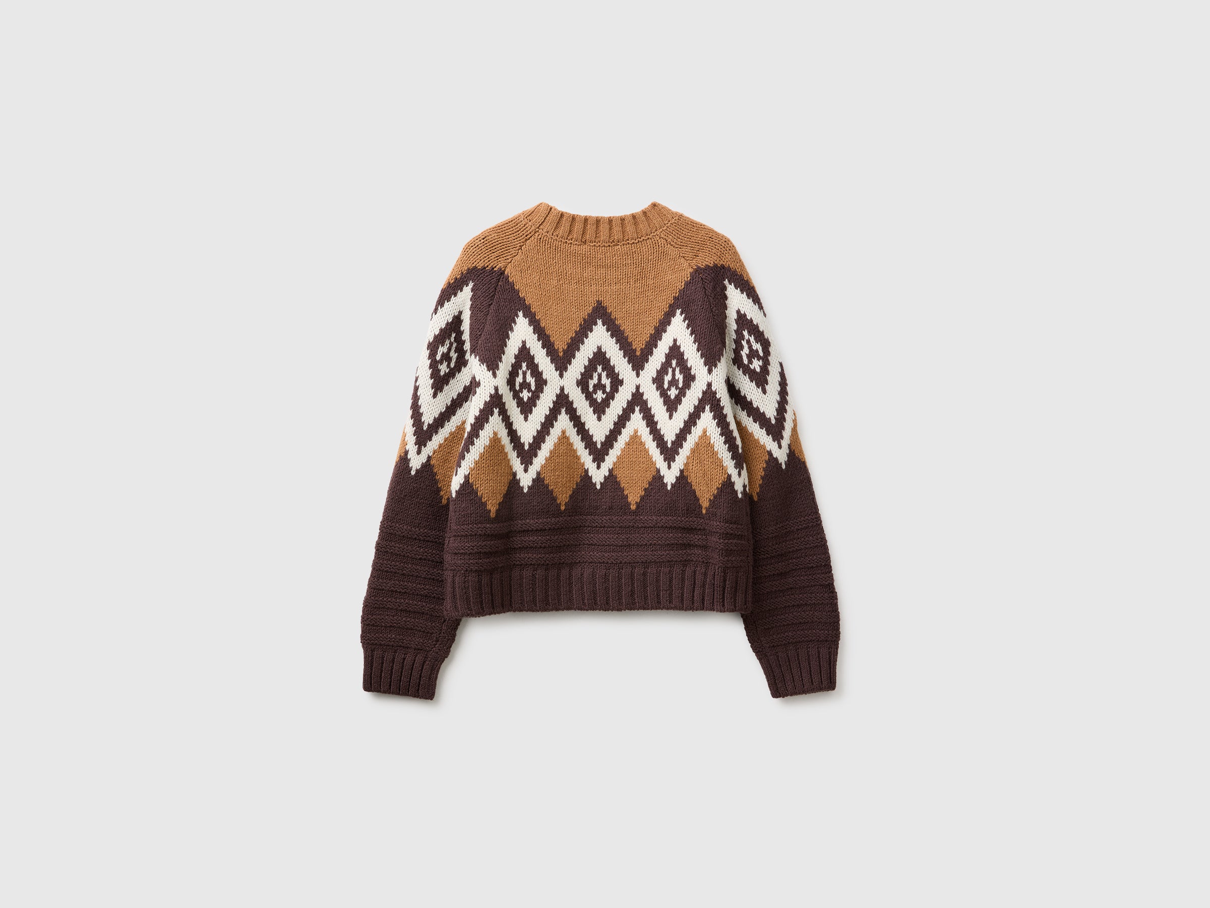 United Colors of Benetton Nordic maglione lana fantasia