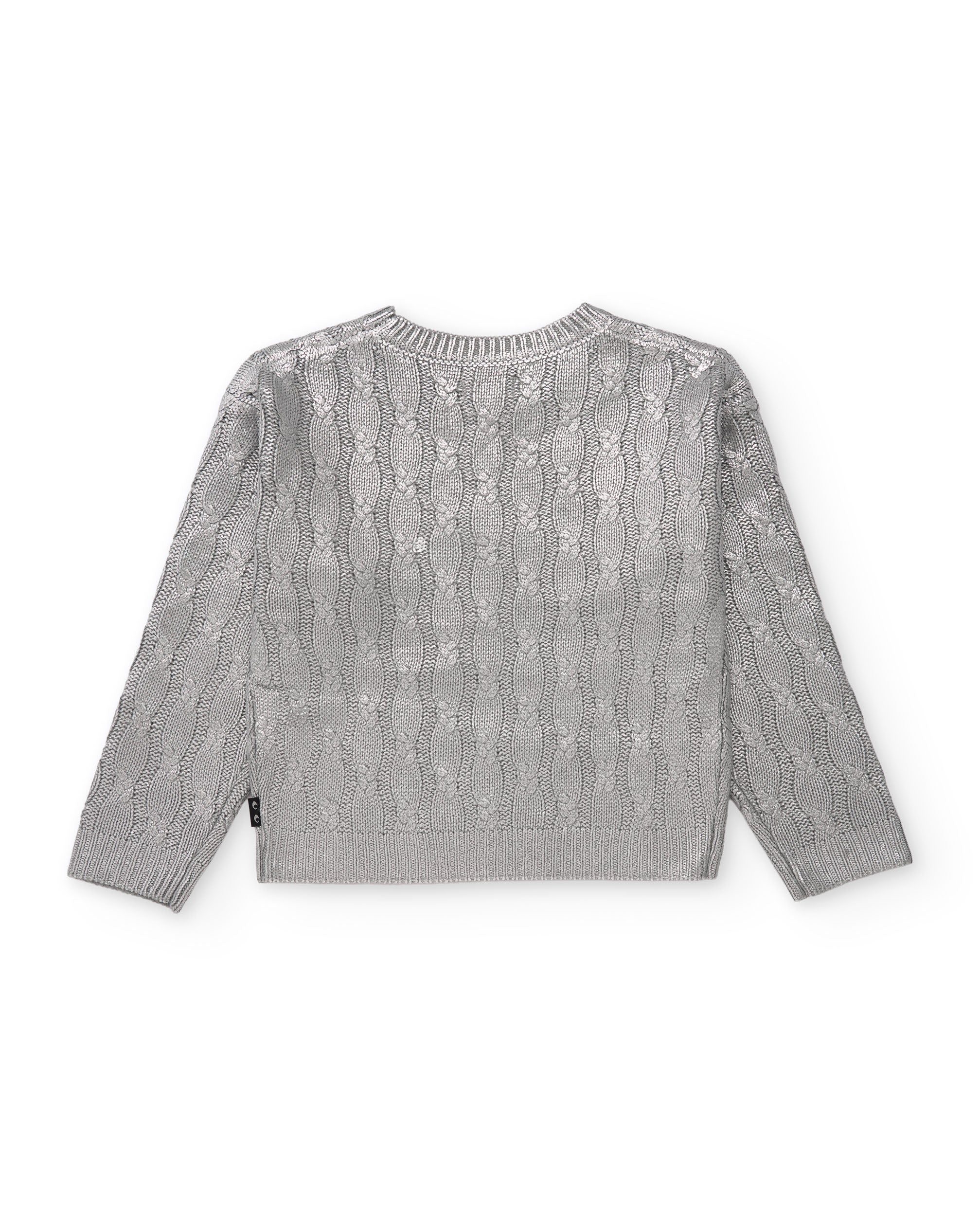 TucTuc Maglioni Maglione Bambina Tricot Argento maniche lunghe