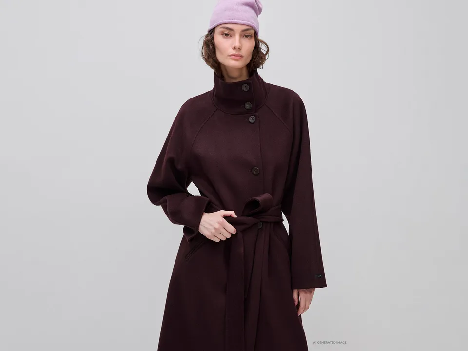 United Colors of Benetton Jackets cappotto lana cashmere lungo