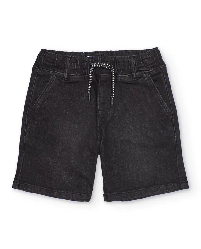TucTuc Bermuda Bimbo Nero Grigio Scuro Denim Cotone