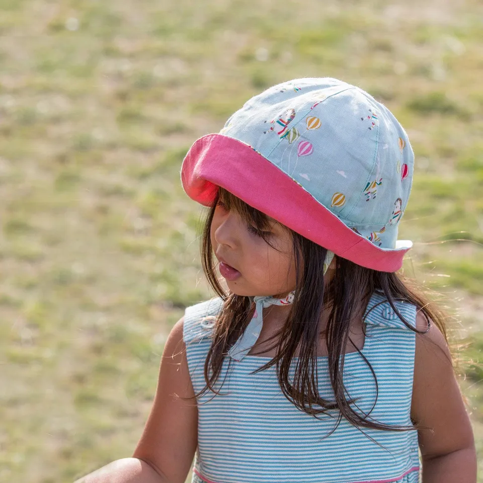 Little Green Radicals cappello sole cavallo cotone bio 0-6 mesi