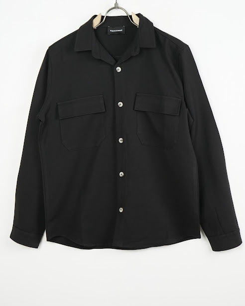 Sottosopra an01935 camicia uomo nero taglia M