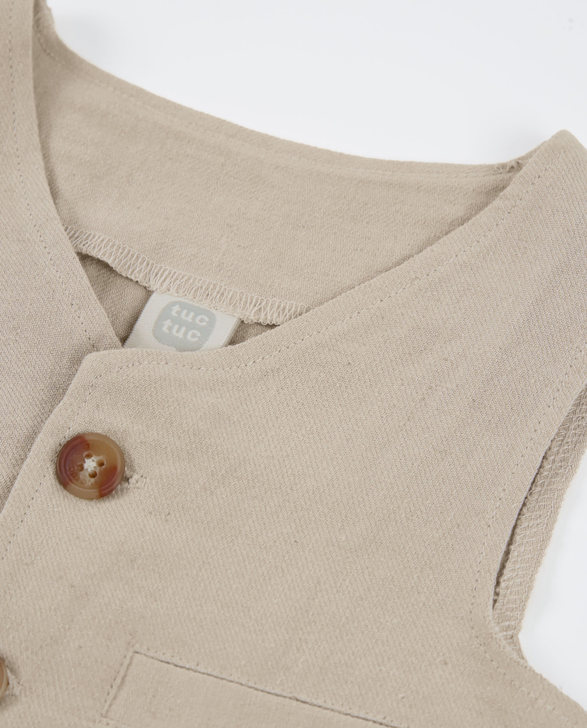 TucTuc Giacche Gilet Beige Gilet Bottoni Bambino