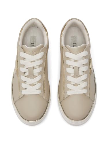 Liu Jo Scarpe Sneakers Pelle Beige 35 EU