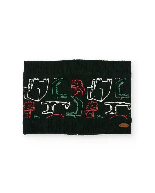 TucTuc Accessori Scaldacollo bambino savana verde caldo