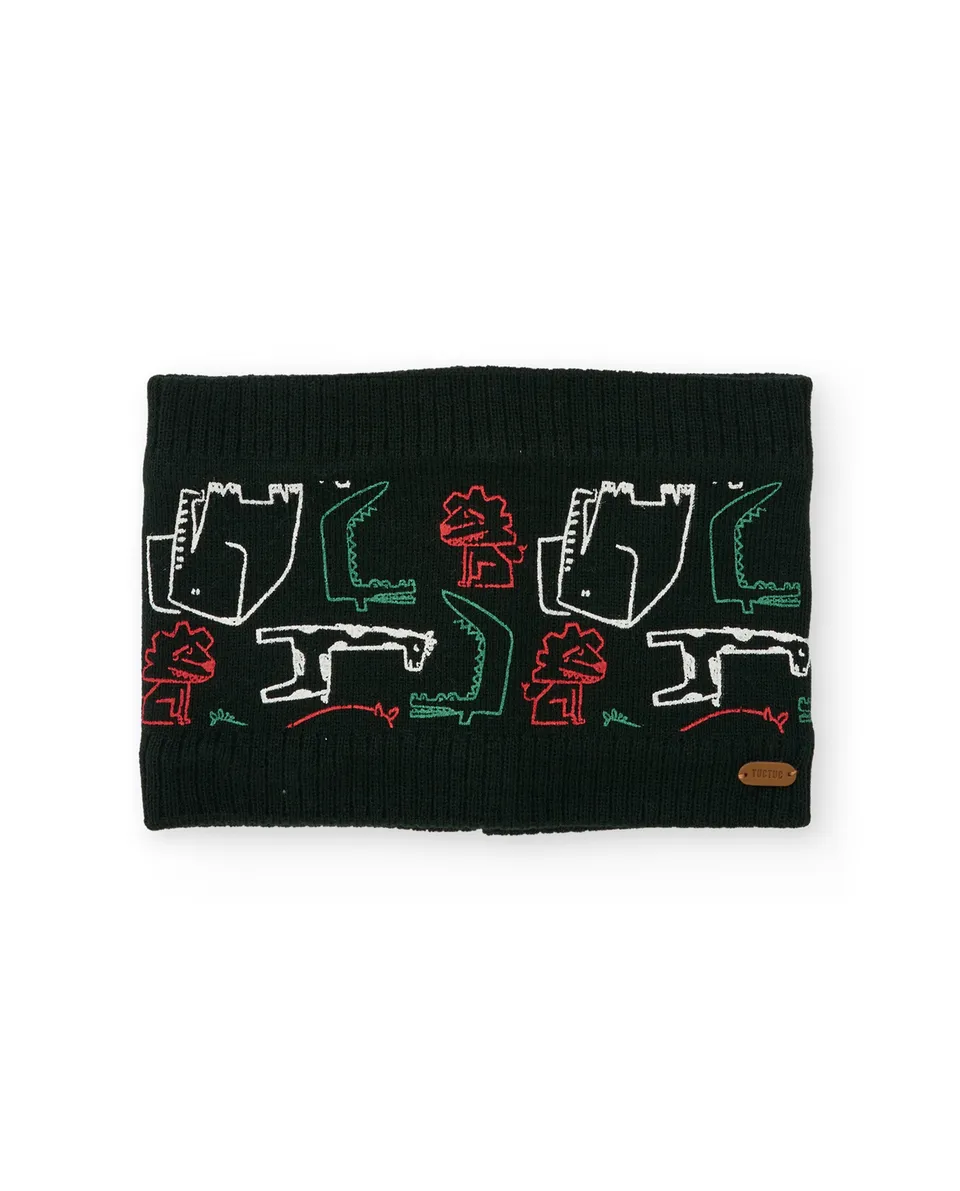 TucTuc Accessori Scaldacollo bambino savana verde caldo