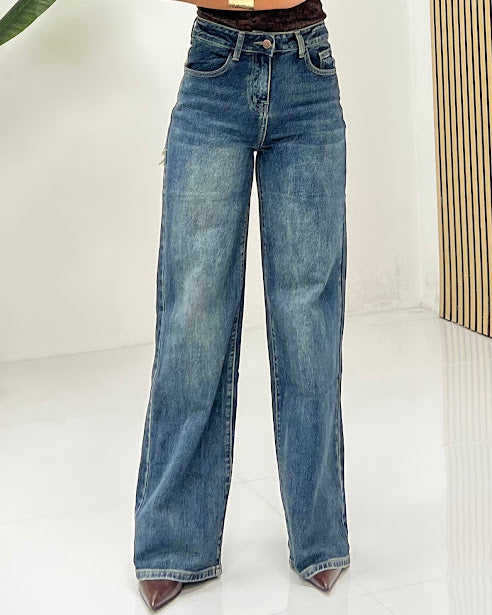 Sottosopra jeyw1970 jeans donna strass toppe taglia M
