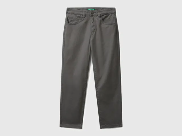 United Colors of Benetton Trousers pantaloni cotone elasticizzato M