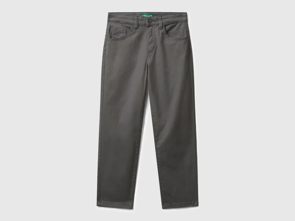 United Colors of Benetton Trousers pantaloni cotone elasticizzato M