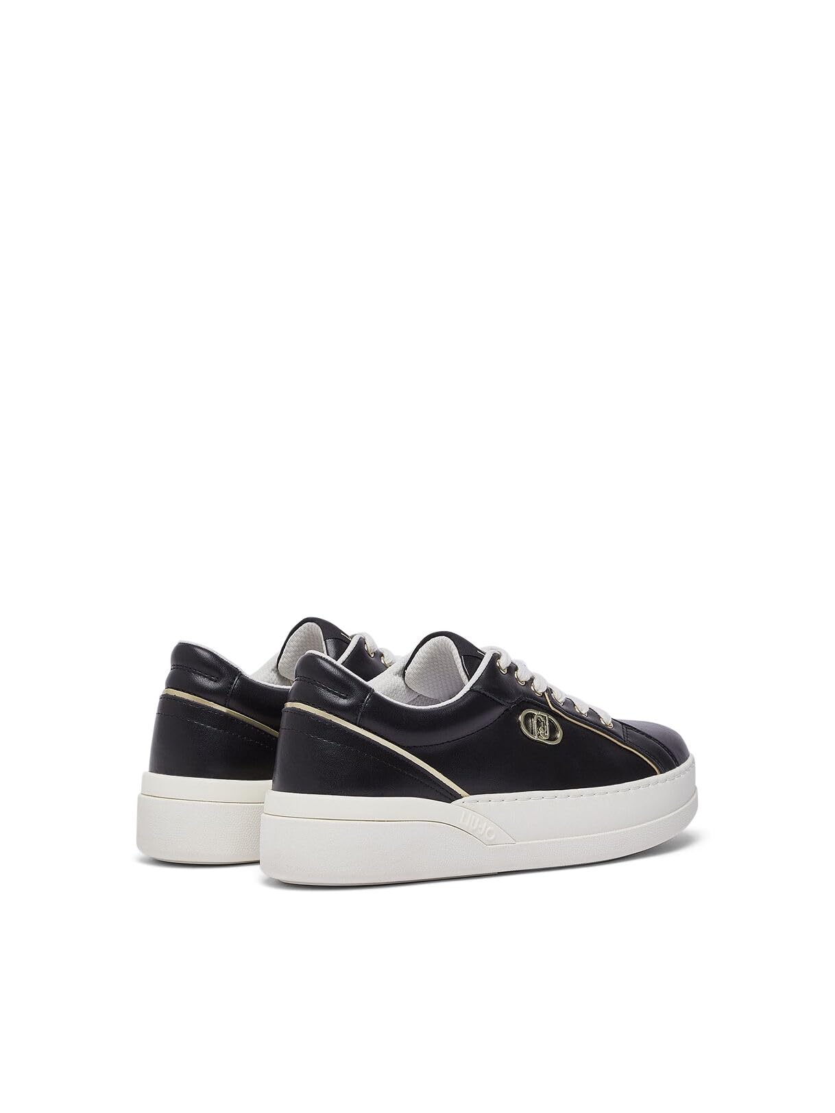 Liu Jo Sneakers Pelle Bianche 35 con Logo Monogram