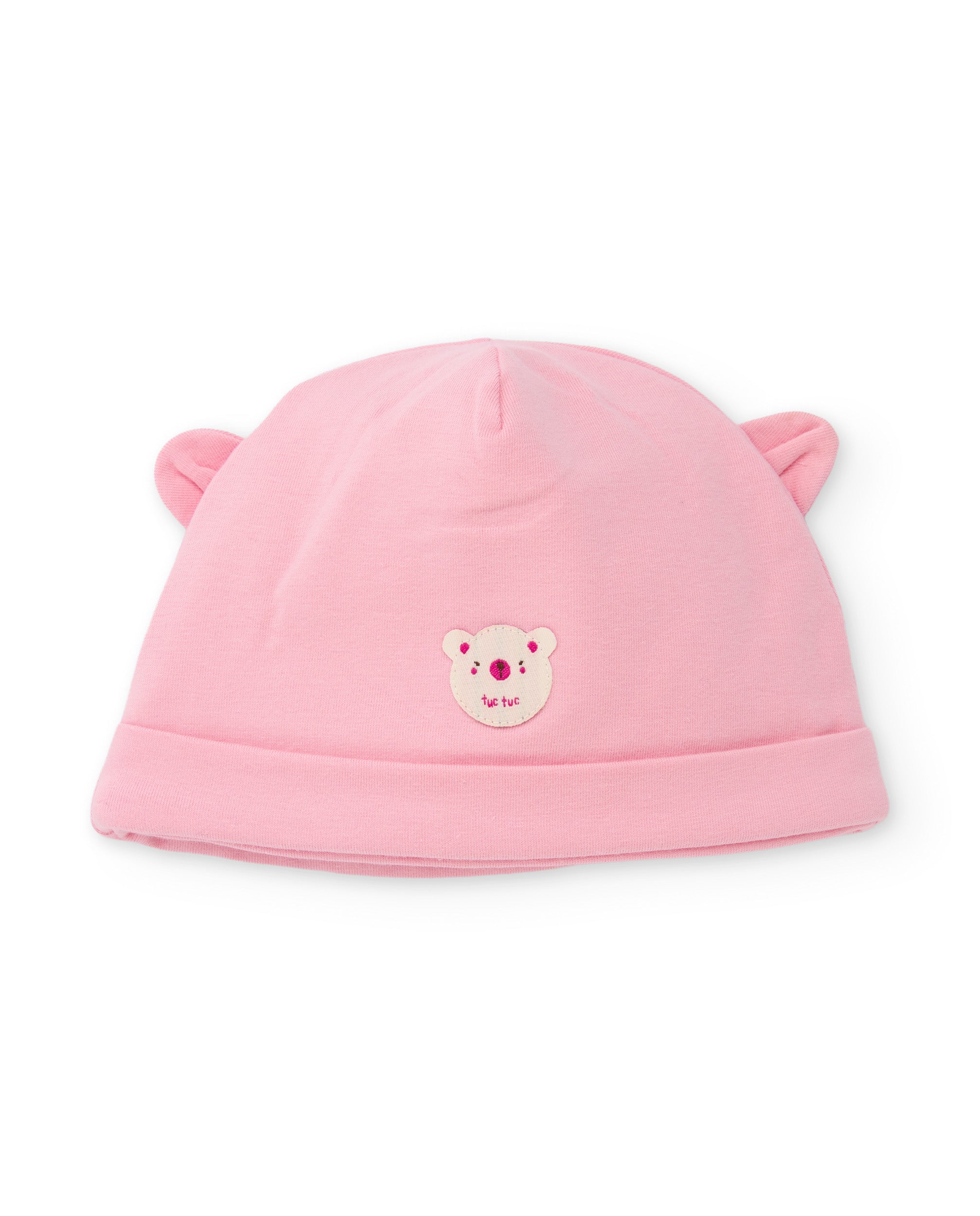 TucTuc Accessori cappellino neonato rosa cotone