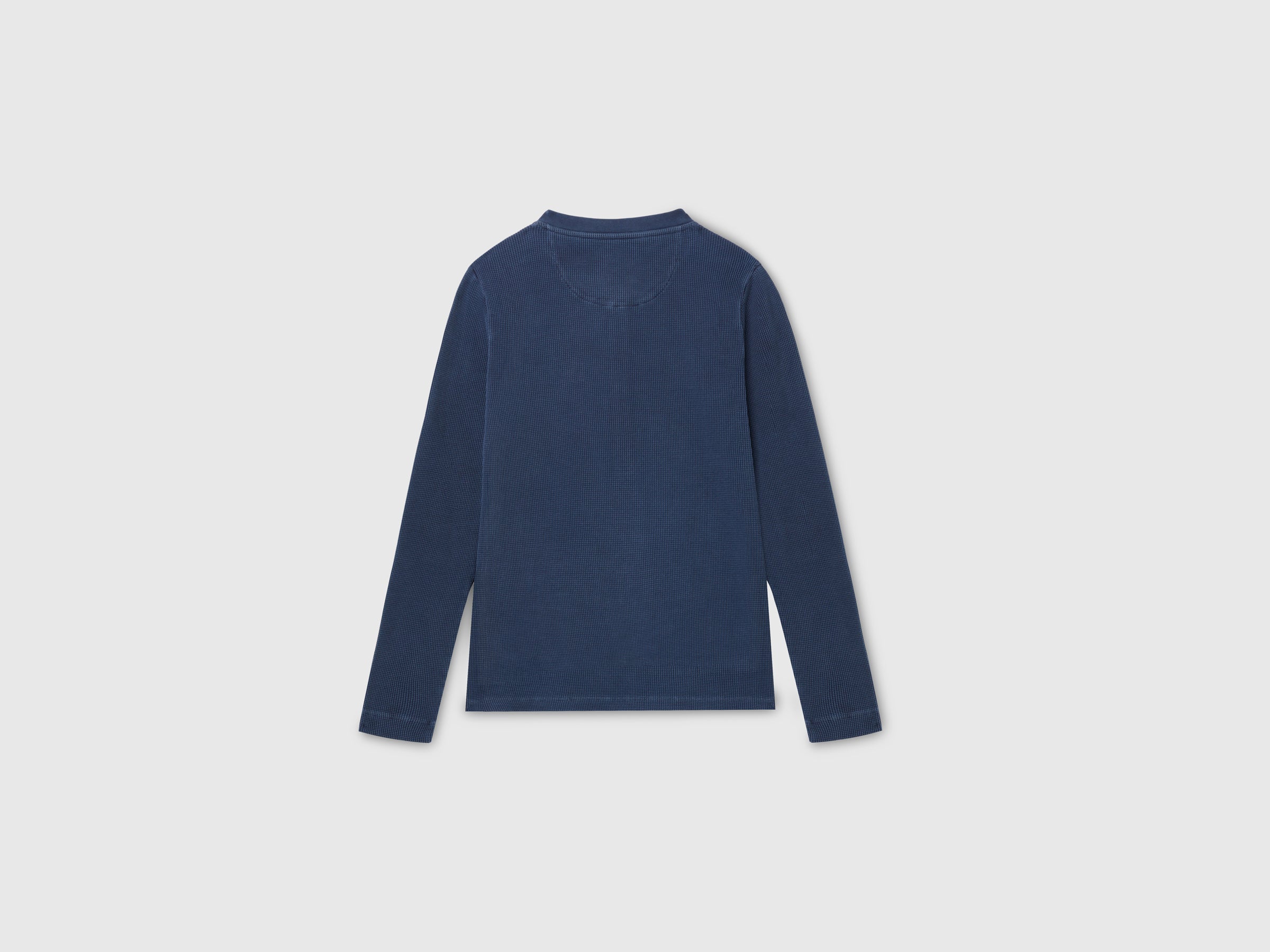 Benetton T-Shirts Maglietta henley cotone taschino