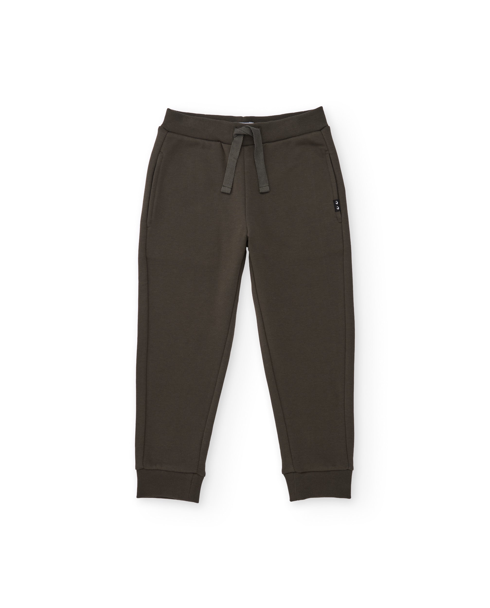 TucTuc Pantaloni tuta felpa marrone 4A sportivi bambino