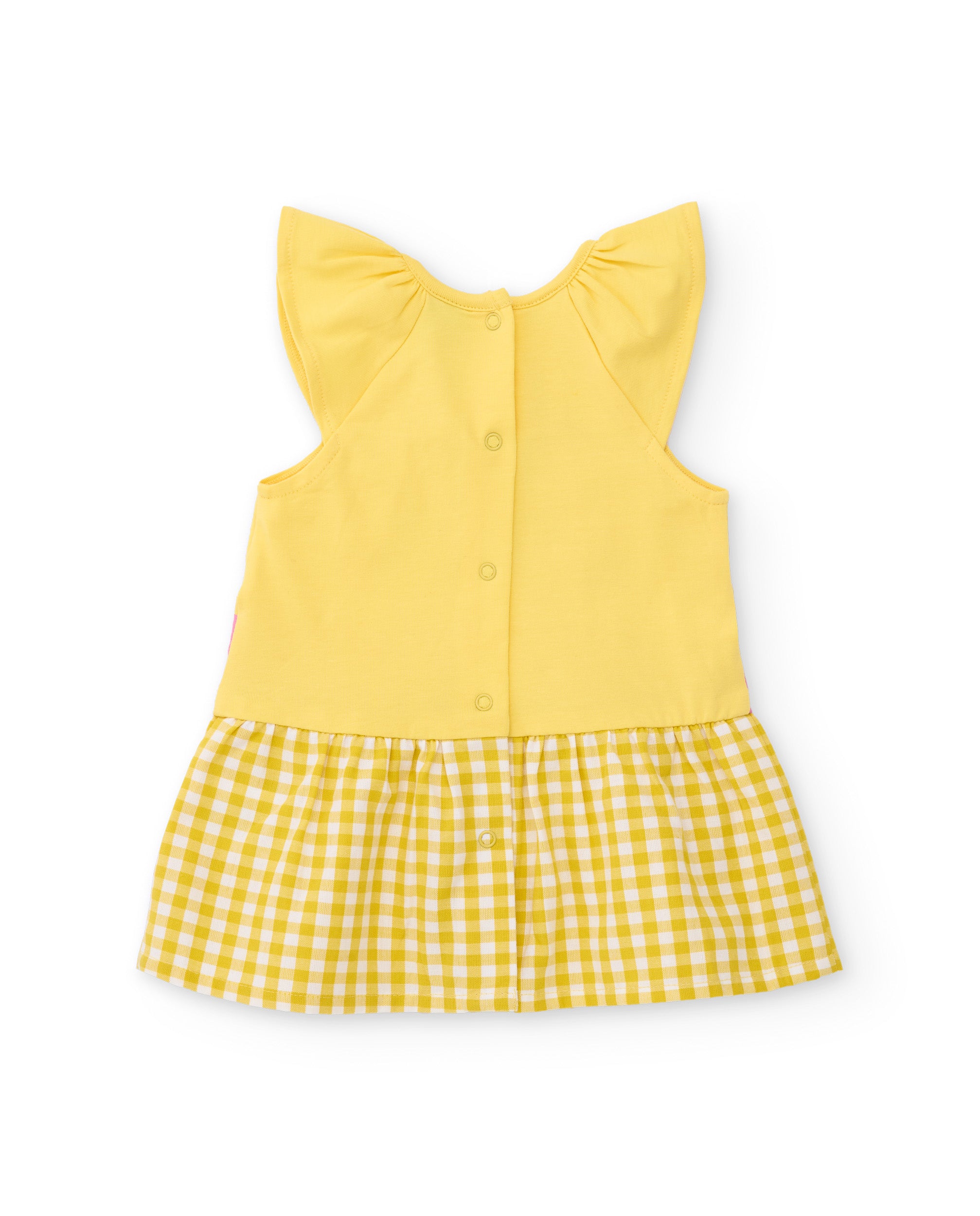TucTuc Vestiti Vestito Neonata Giallo 2 Pezzi con Culotte