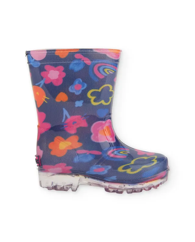 TucTuc Calzature Stivali Pioggia Bambina Floreali Multicolor