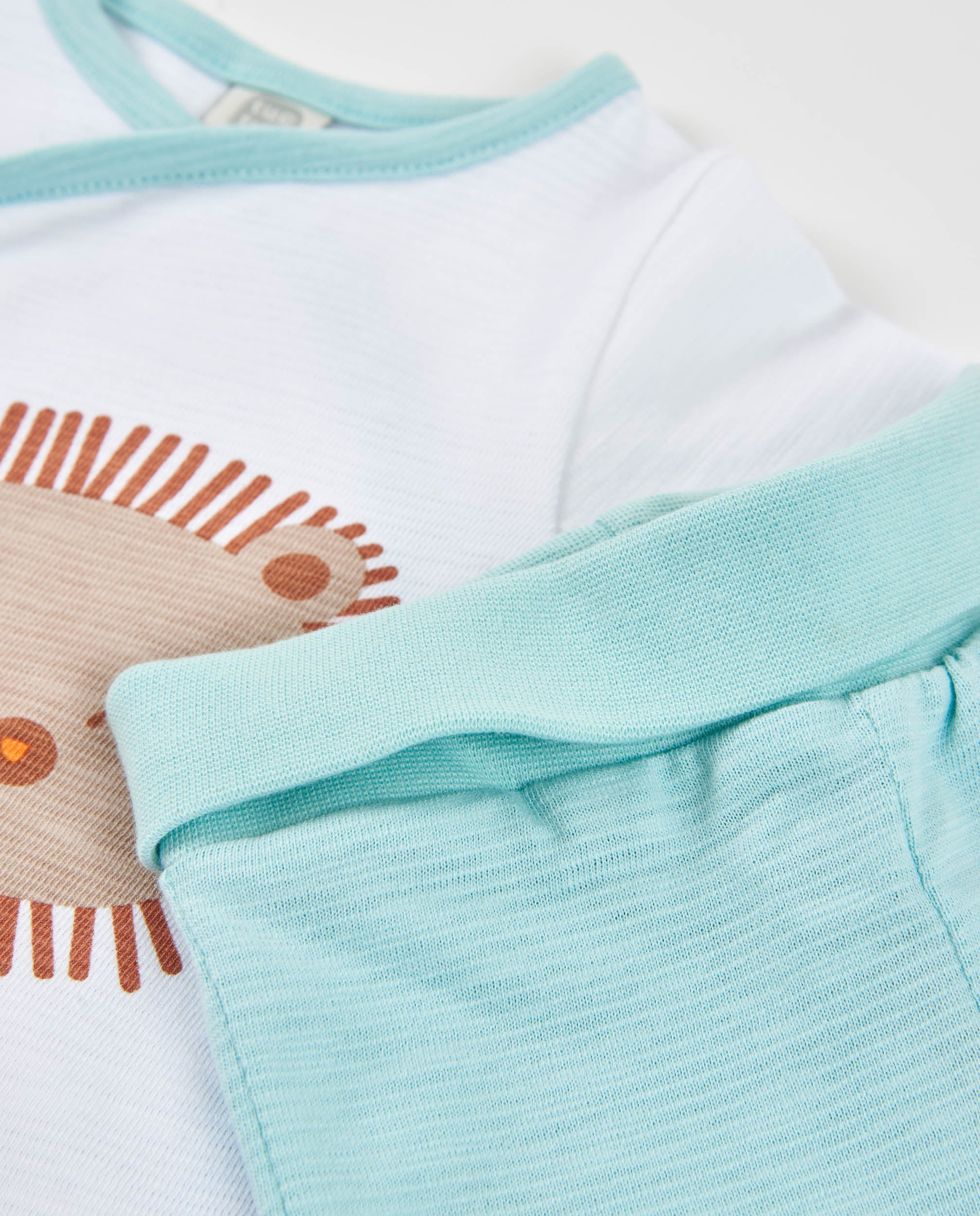 TucTuc Completi Completo Neonato Maglia Bianco Leone