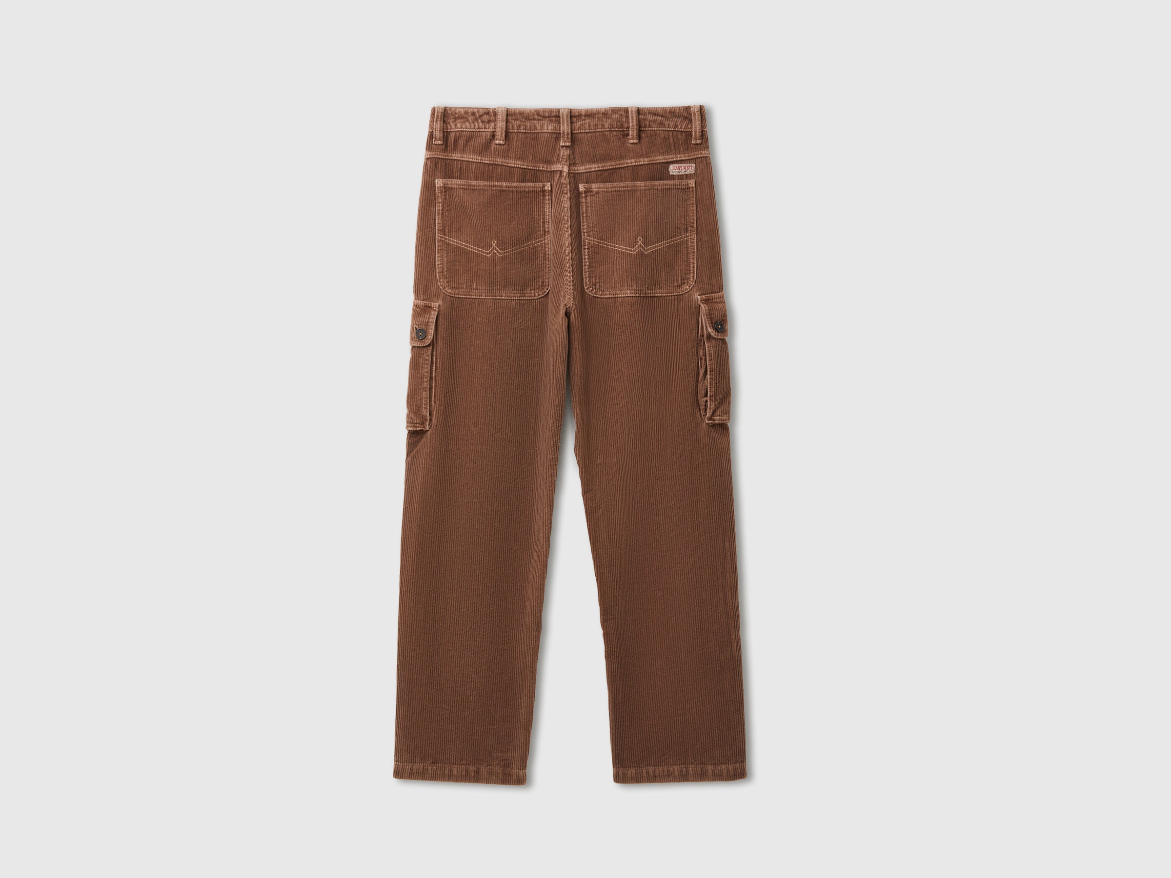 United Colors of Benetton Used cargo pantaloni velluto cotone 32