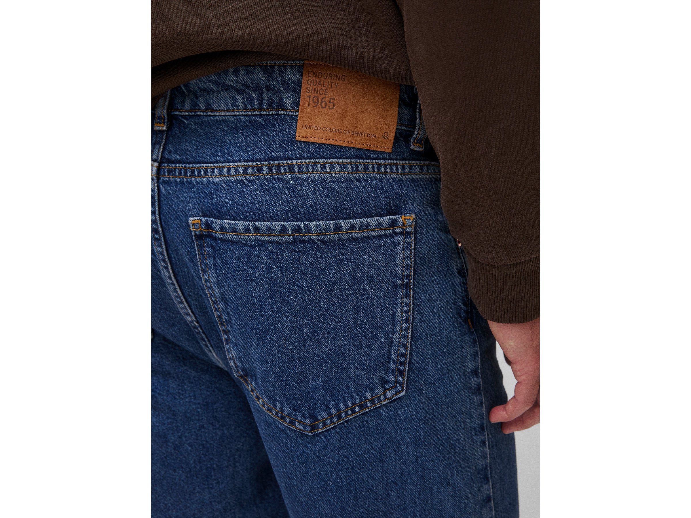 United Colors of Benetton Jeans Cotone Pantaloni 32 Regular Cotone