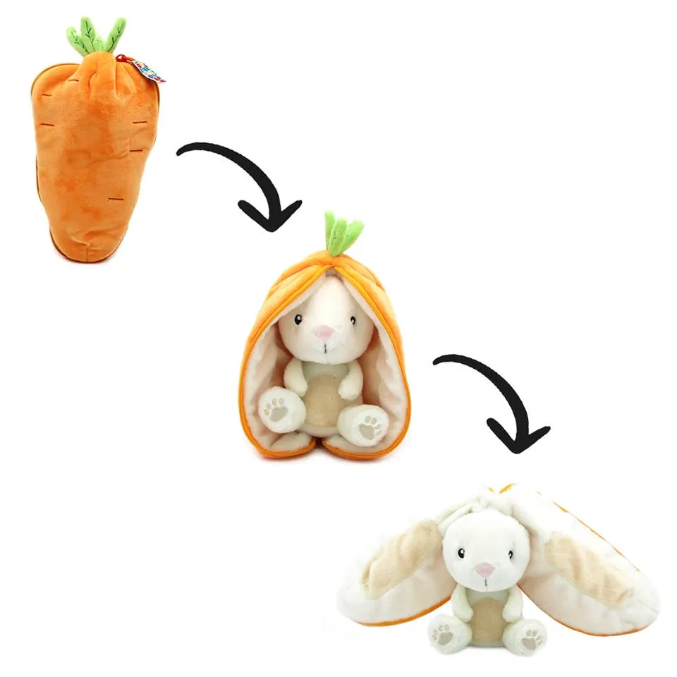 Kocarcia Les Déglingos Peluche Coniglio Carota 20cm nascita