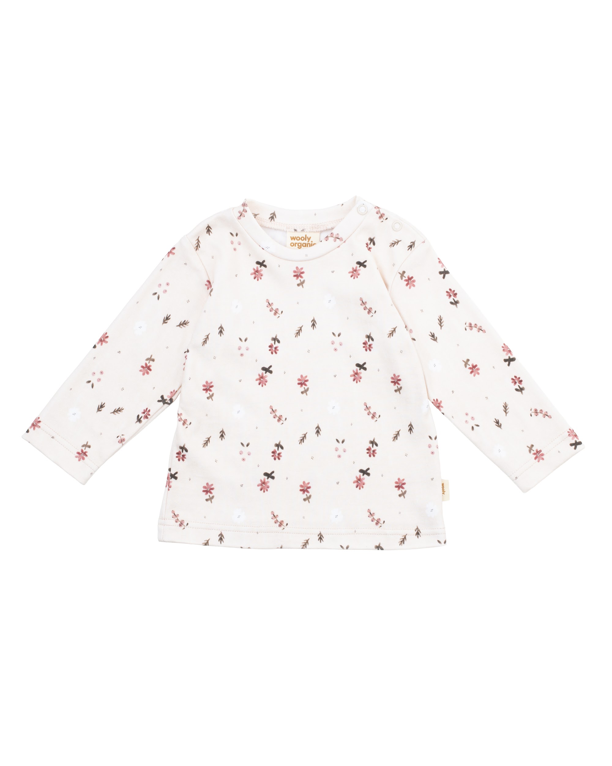 Woolly Organic Shirt maglietta neonato cotone bio bottoni
