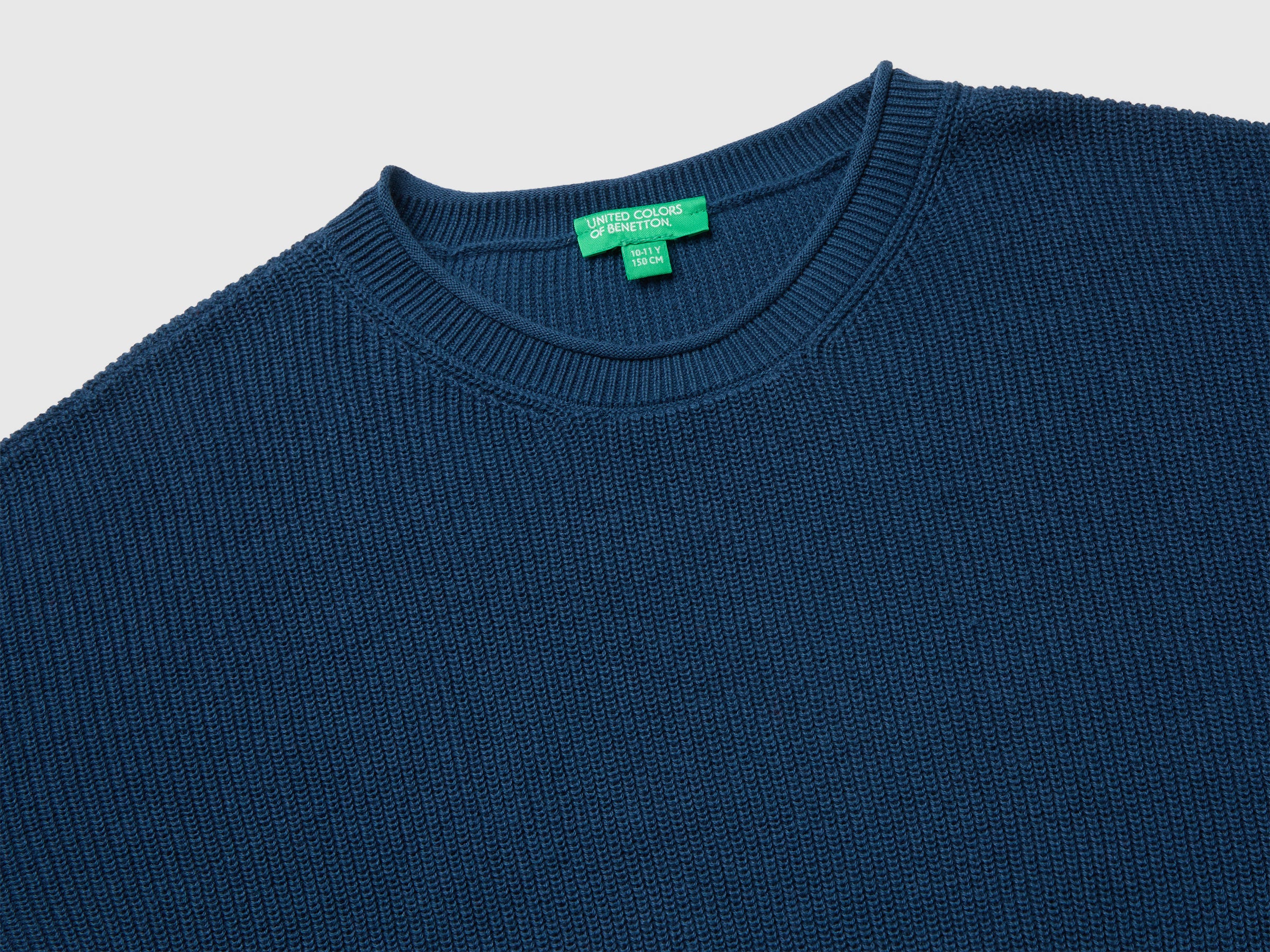 United Colors of Benetton Maglione Cotone Girocollo Easy Care