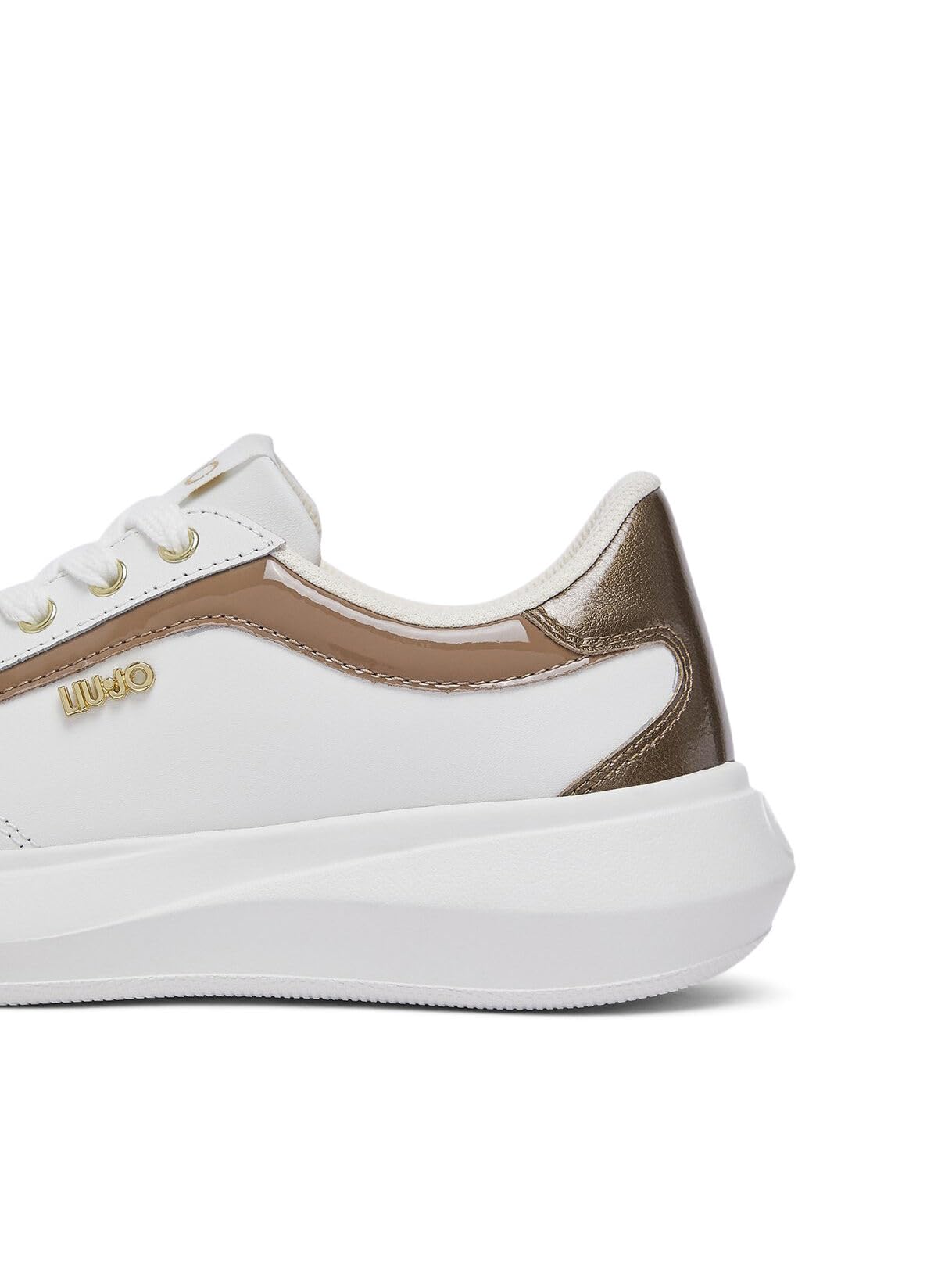 Liu Jo Sneakers Pelle Lettering 35 EU suola bold 5,5 cm