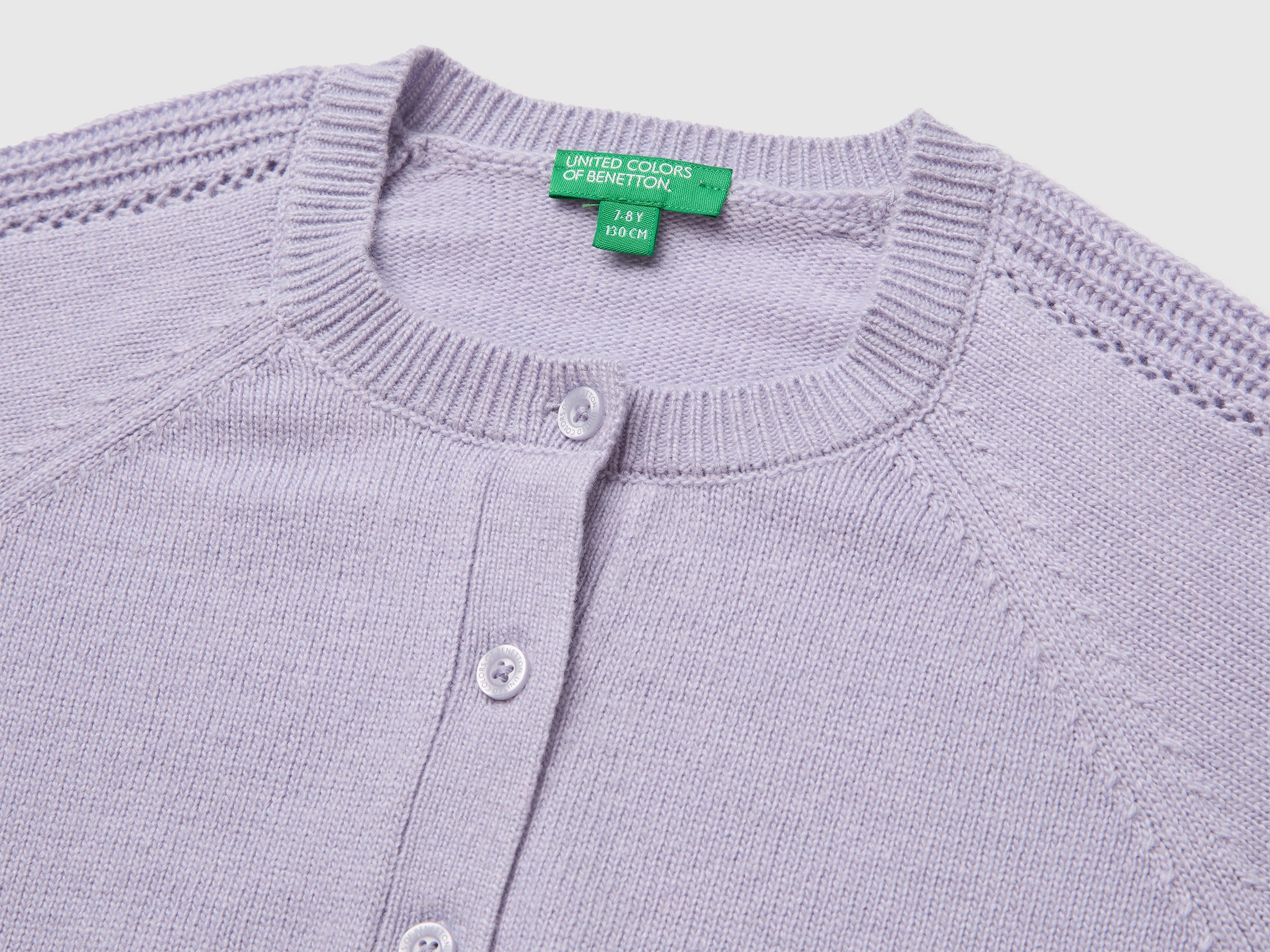 Benetton Wool blend cardigan cardigan misto lana bottoni taglia M