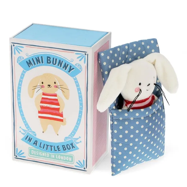 Rex London mini peluche coniglietto con copertina 11,5 cm
