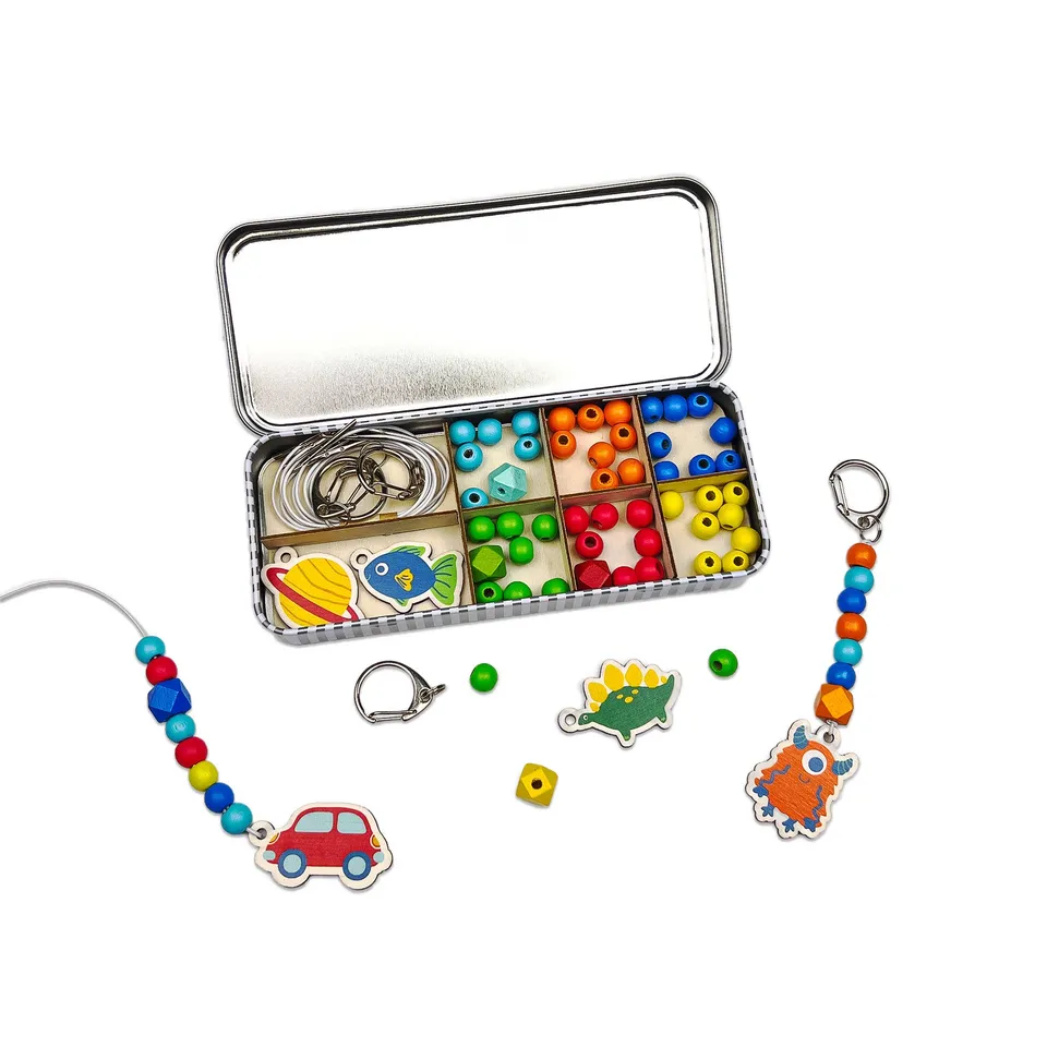 Cotton Twist Kit Portachiavi Legno All Sorts 5 Pezzi Bambini