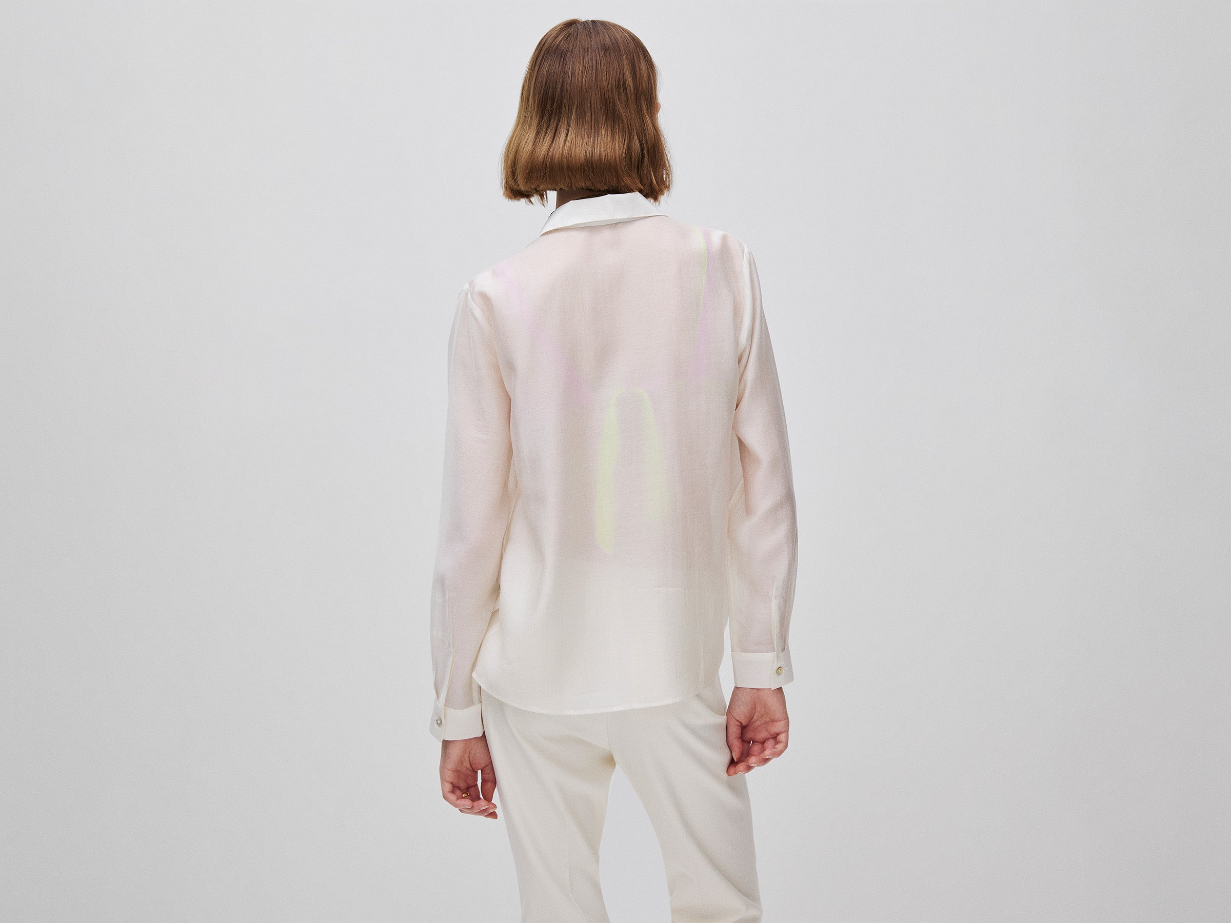 United Colors of Benetton Camicia lyocell fluida manica lunga