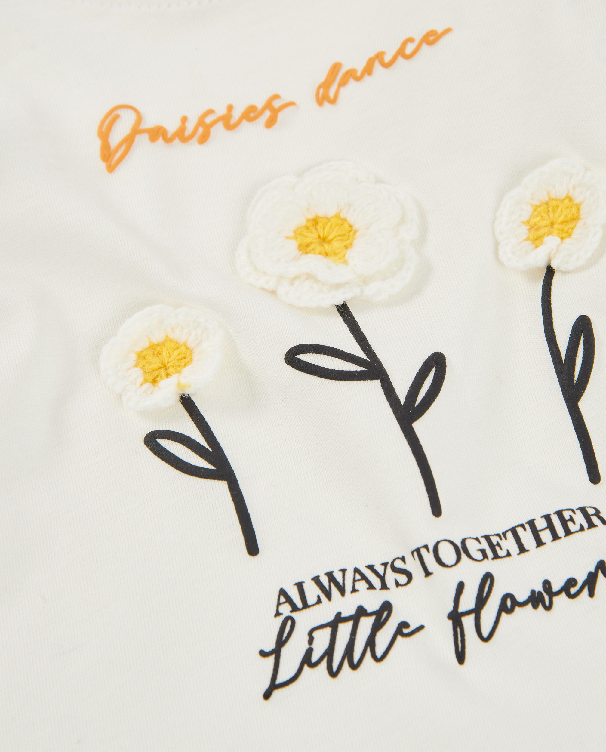 TucTuc Magliette t-shirt bimba lilla maniche lunghe fiori