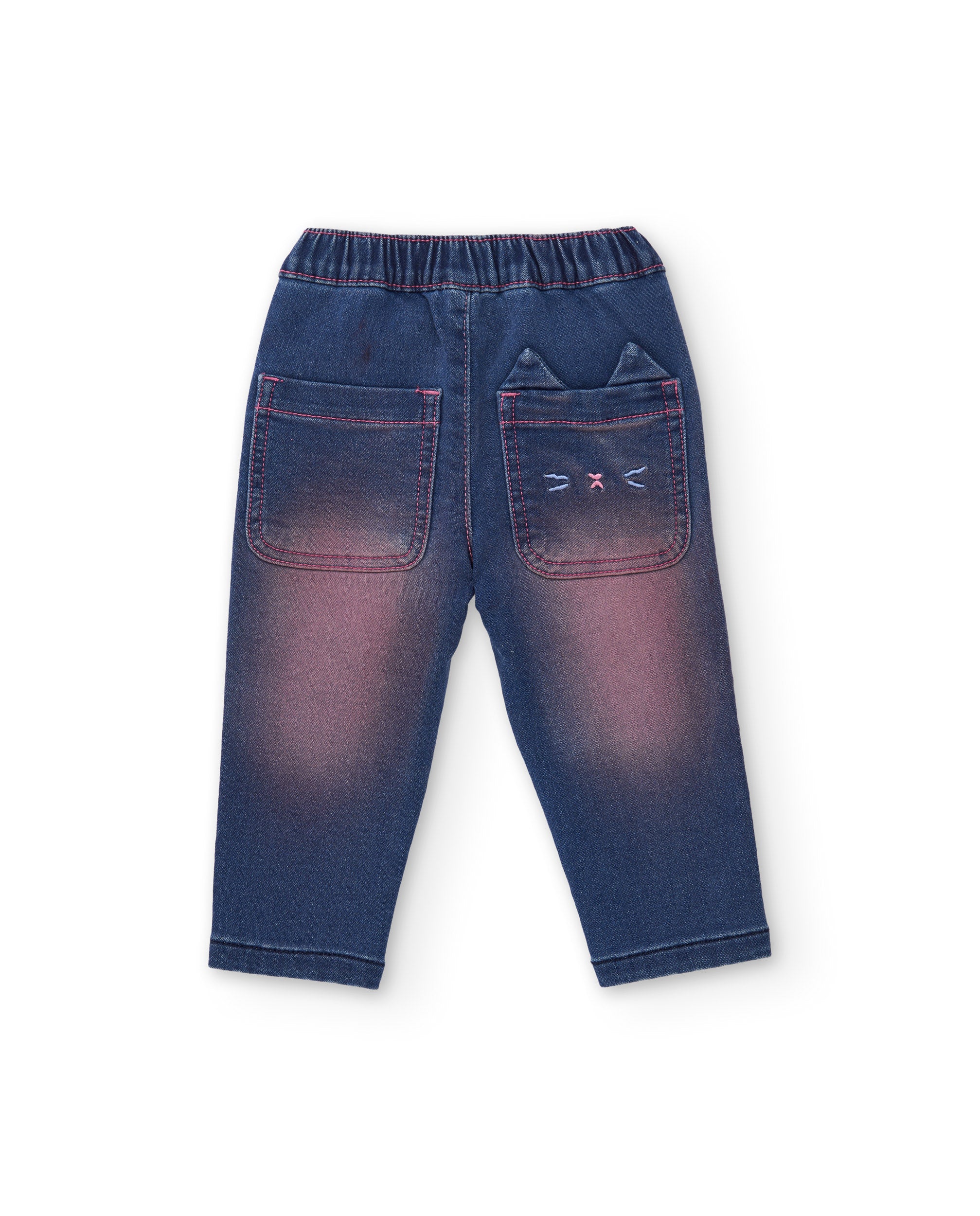 TucTuc Pantaloni Jeans Gamba Dritta Bambina Azul 6M denim
