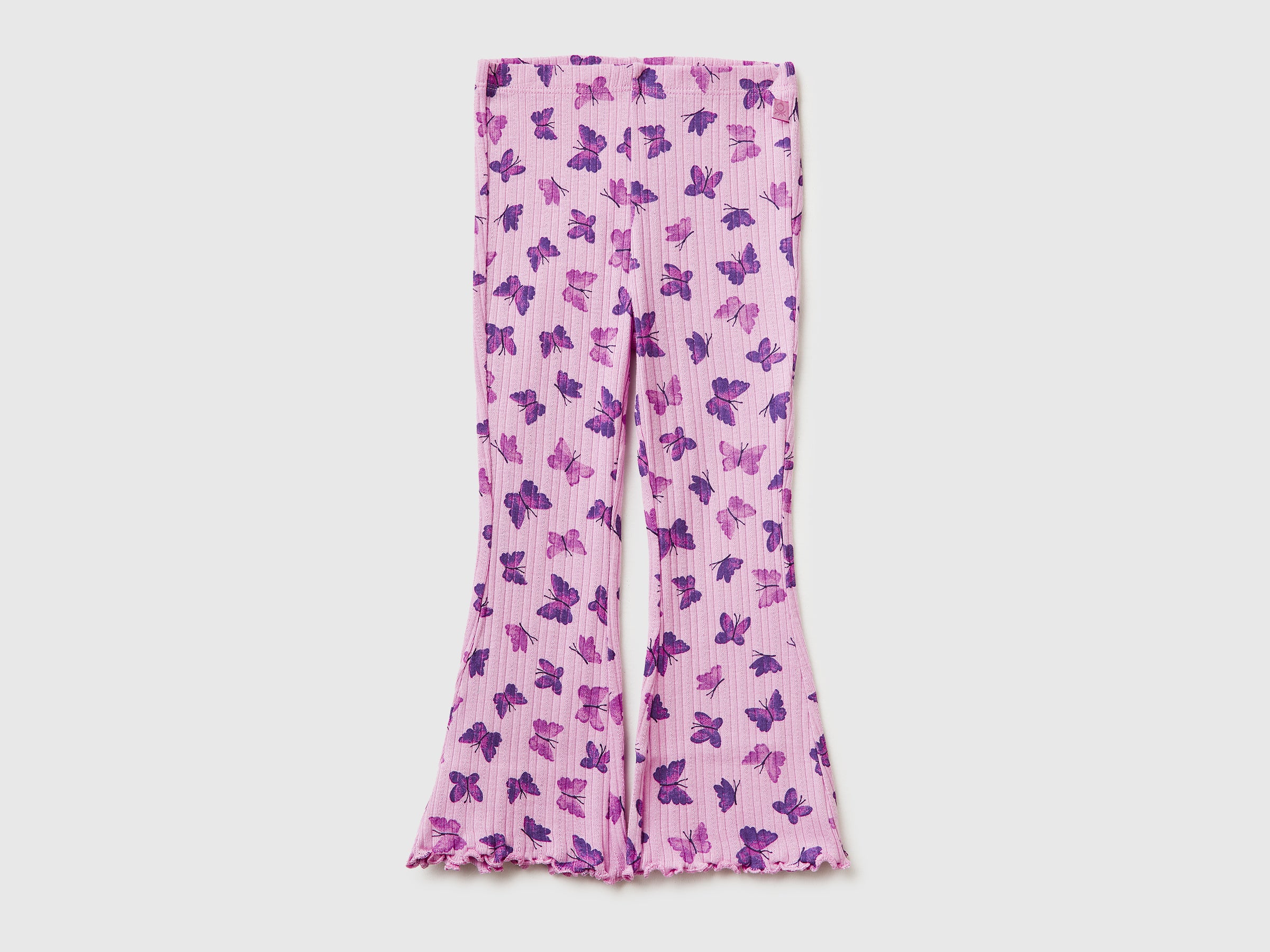 United Colors of Benetton leggings a coste stampati taglia 104 cotone