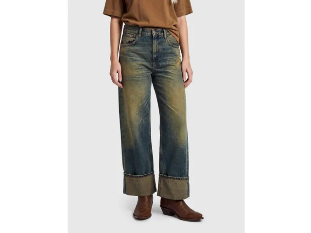United Colors of Benetton Jeans Wide Cropped Fit jeans taglia 28 cotone