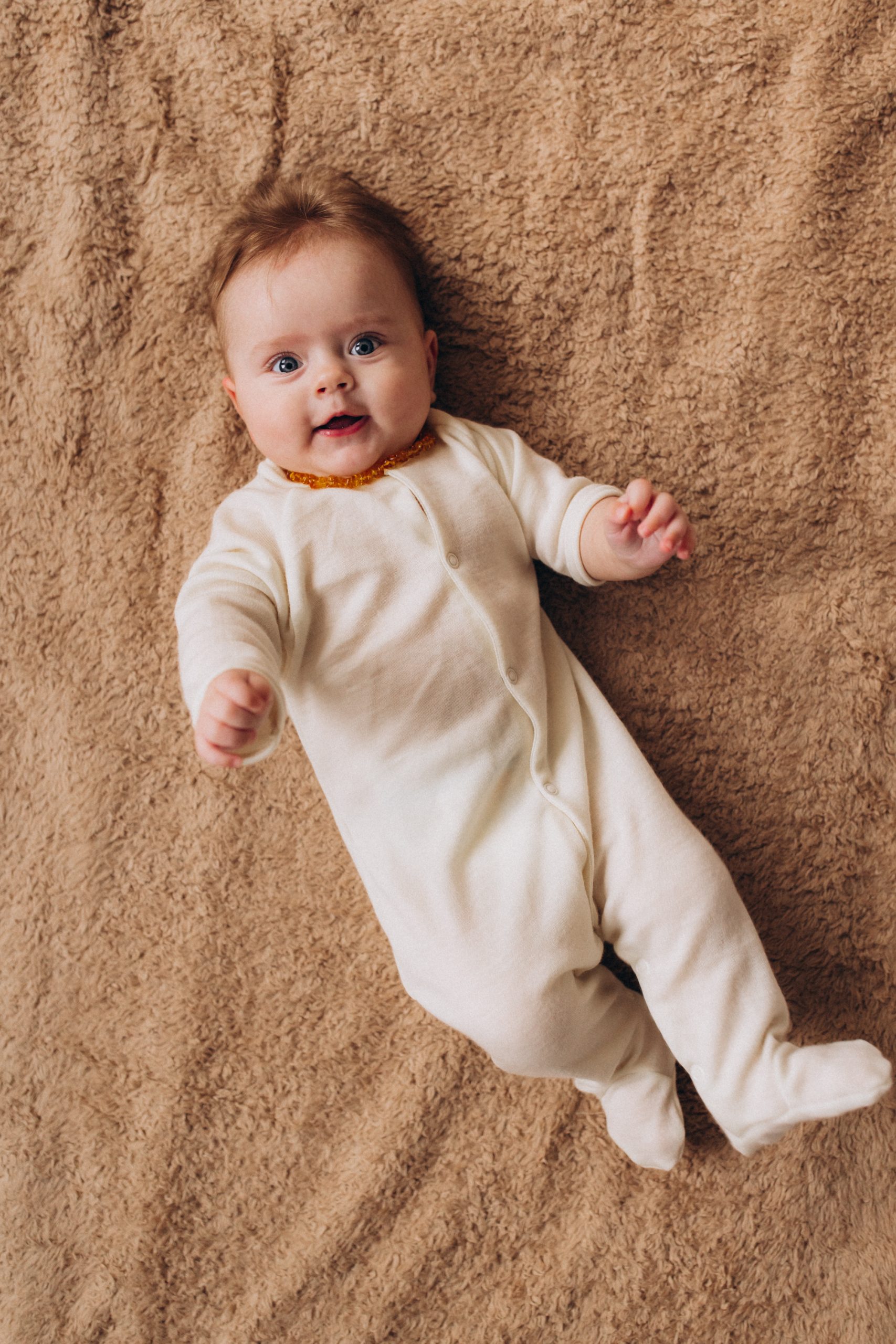 Woolly Organic Sleepsuit tutina lana merino con piedini
