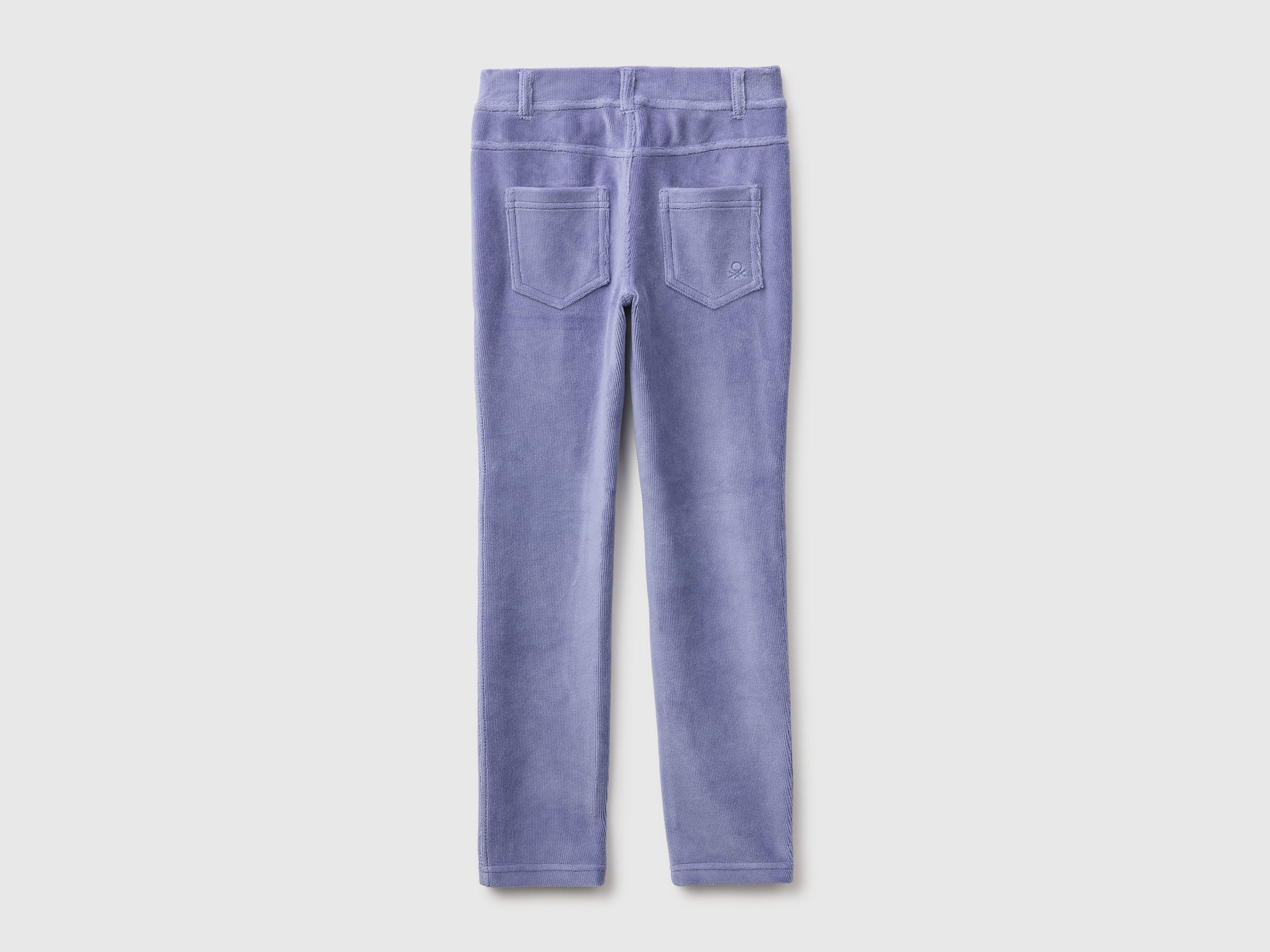 United Colors of Benetton pantaloni skinny ciniglia cotone
