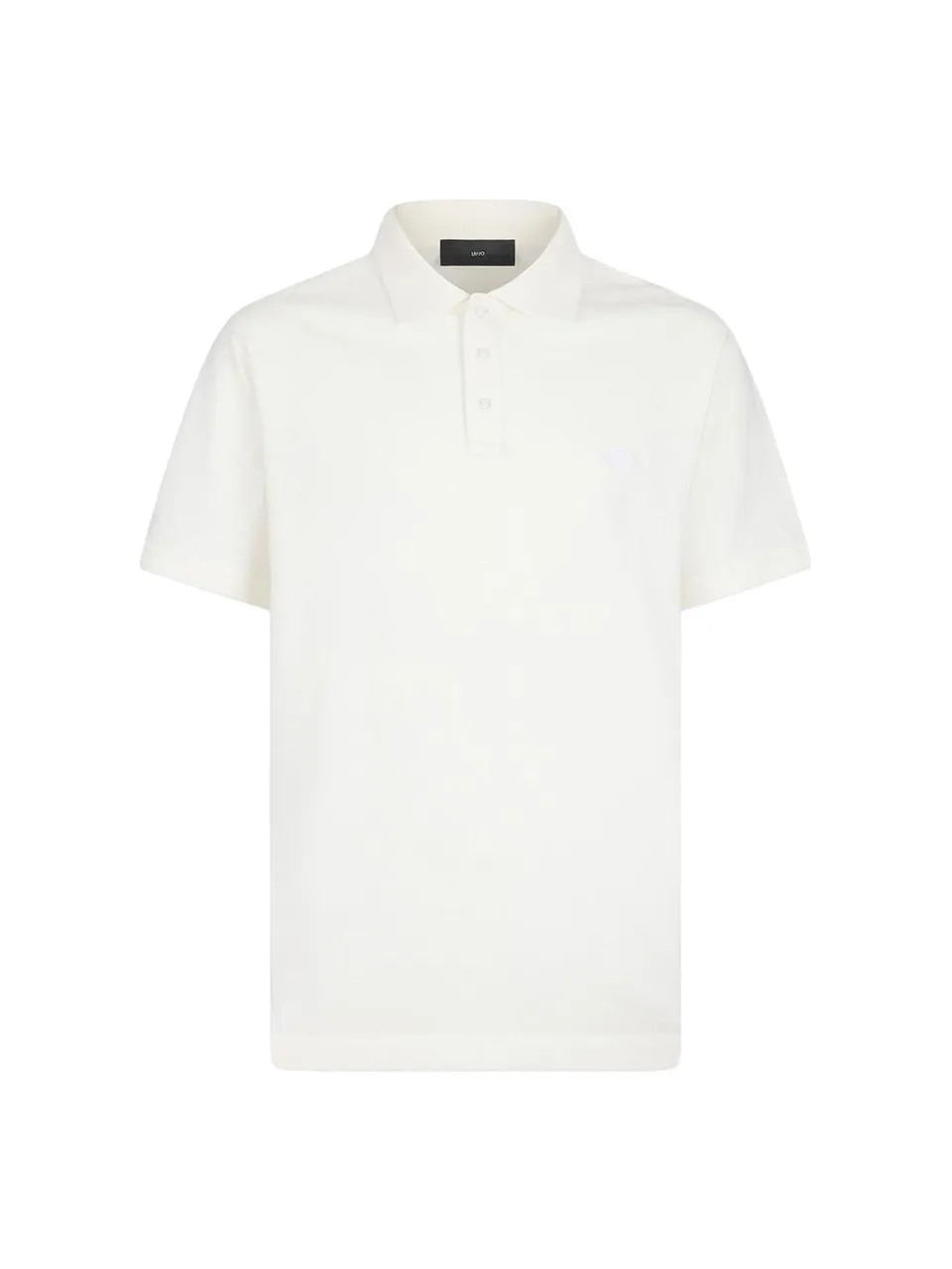Liu Jo Polo Piquet L Maglia Polo Cotone Nero Bottoni