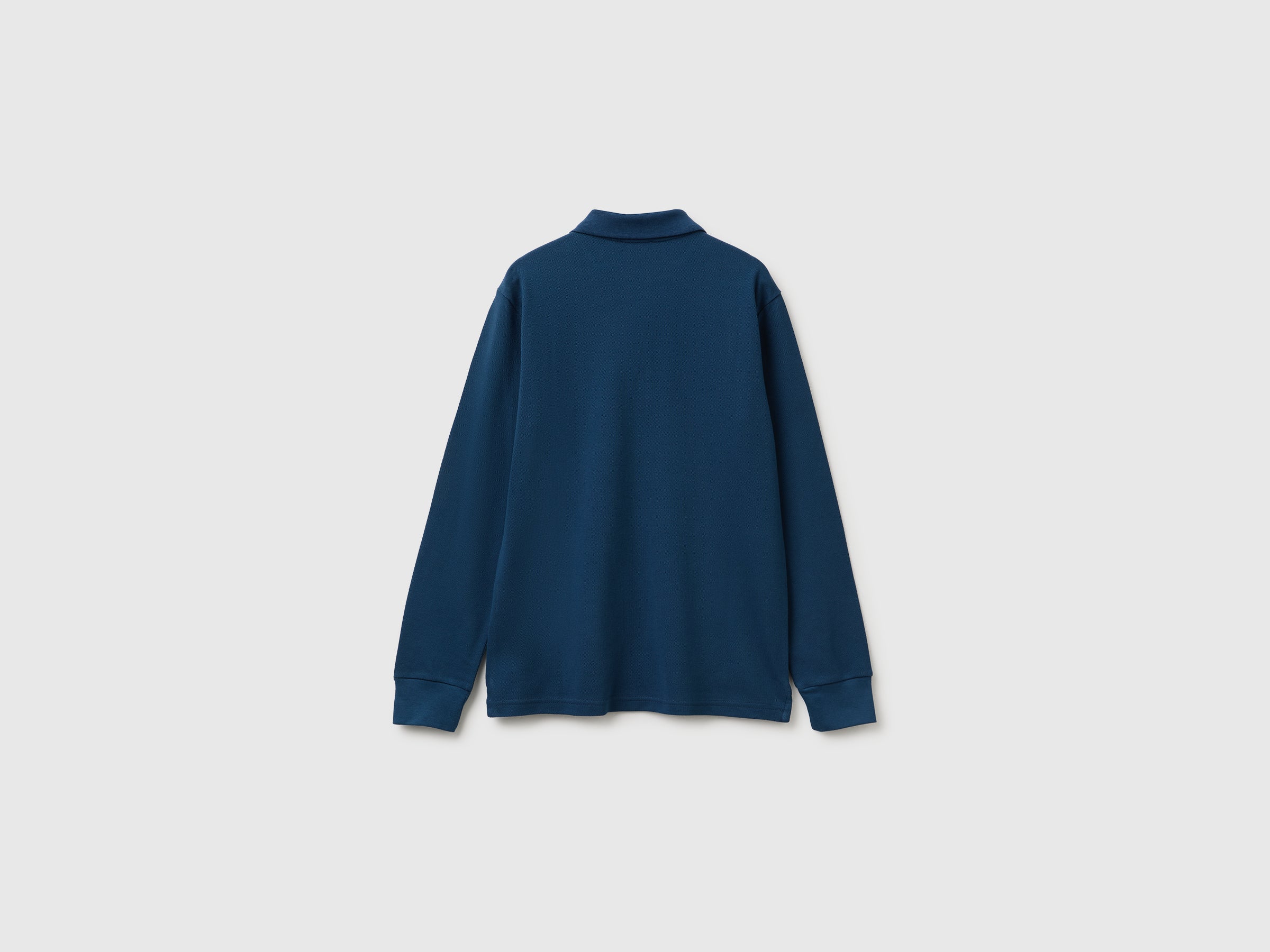 Benetton Polos polo cotone maniche lunghe taglia M