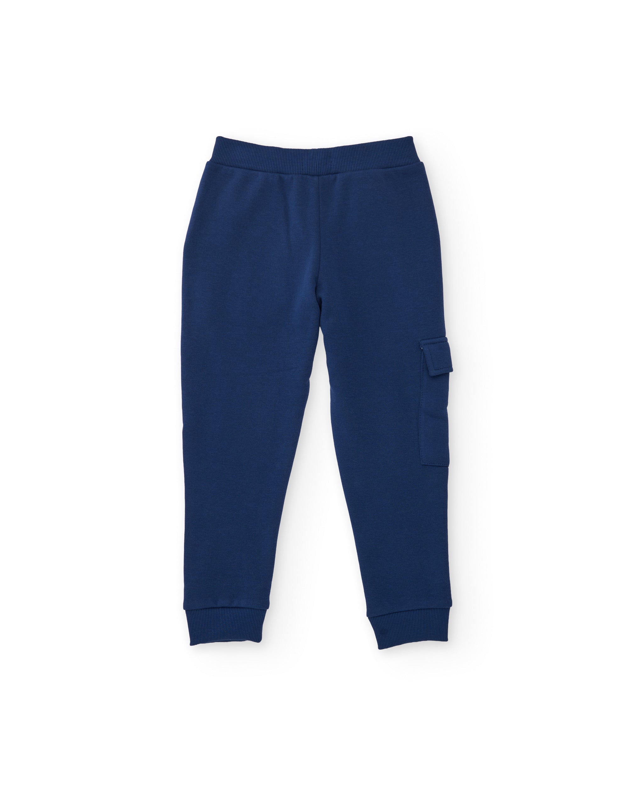 TucTuc Pantaloni felpa cargo bambino blu navy comodi