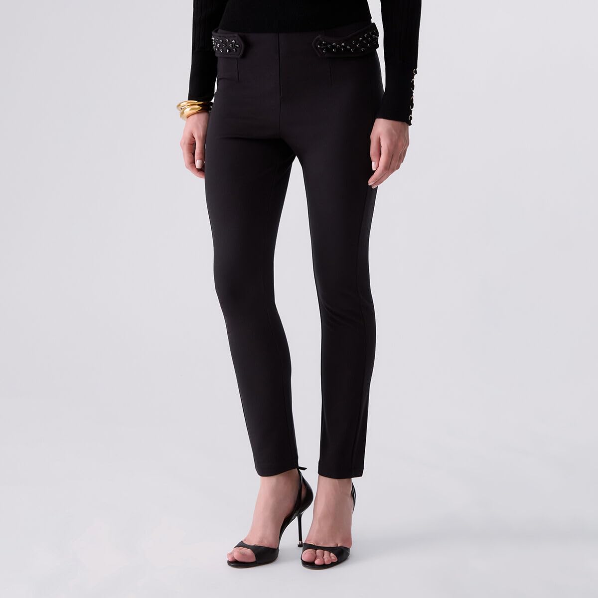 Liu Jo Pantaloni Slim Fit pantaloni taglia L applicazioni