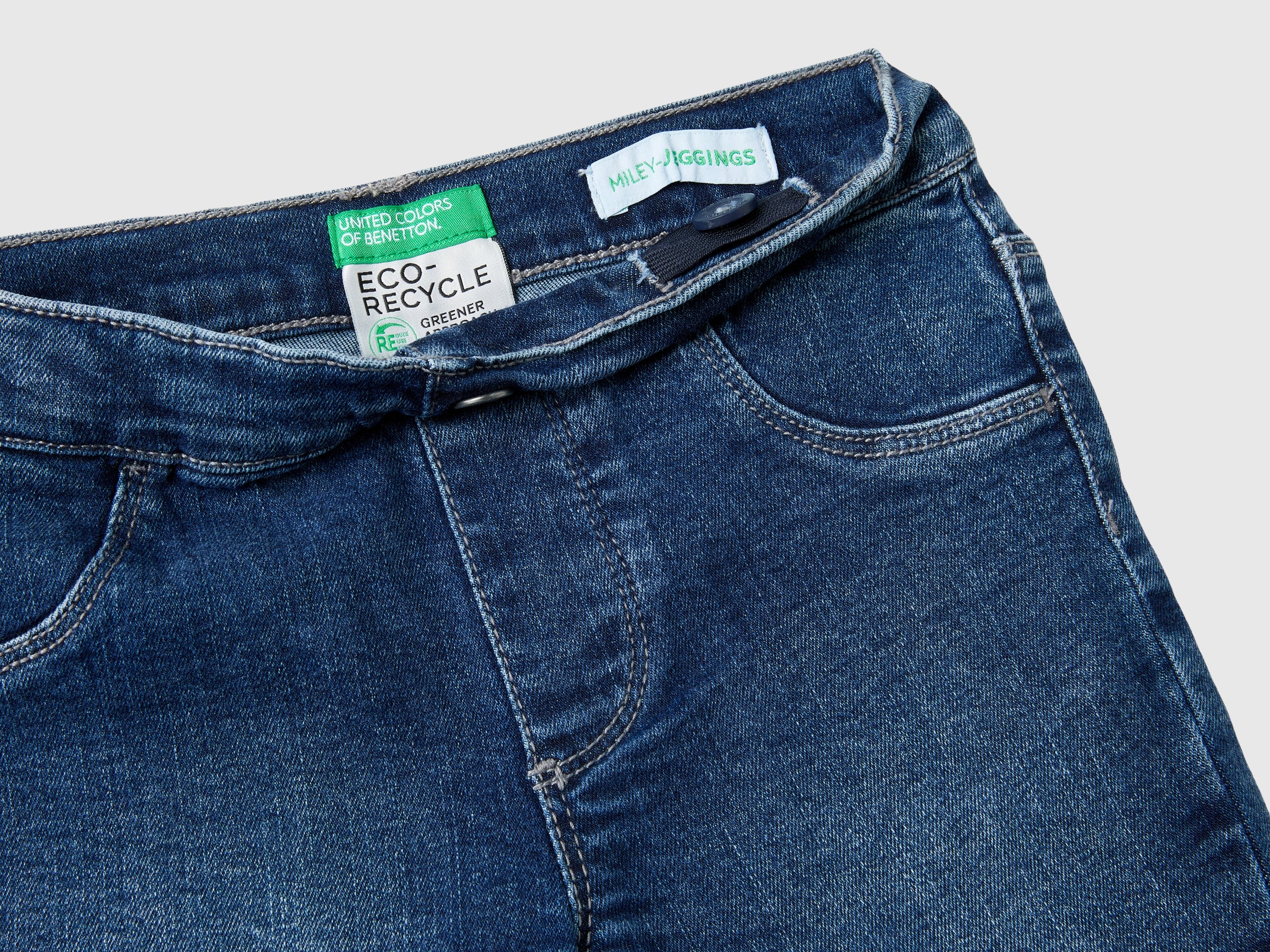 United Colors of Benetton Jeans jeggings denim bimba cotone riciclato