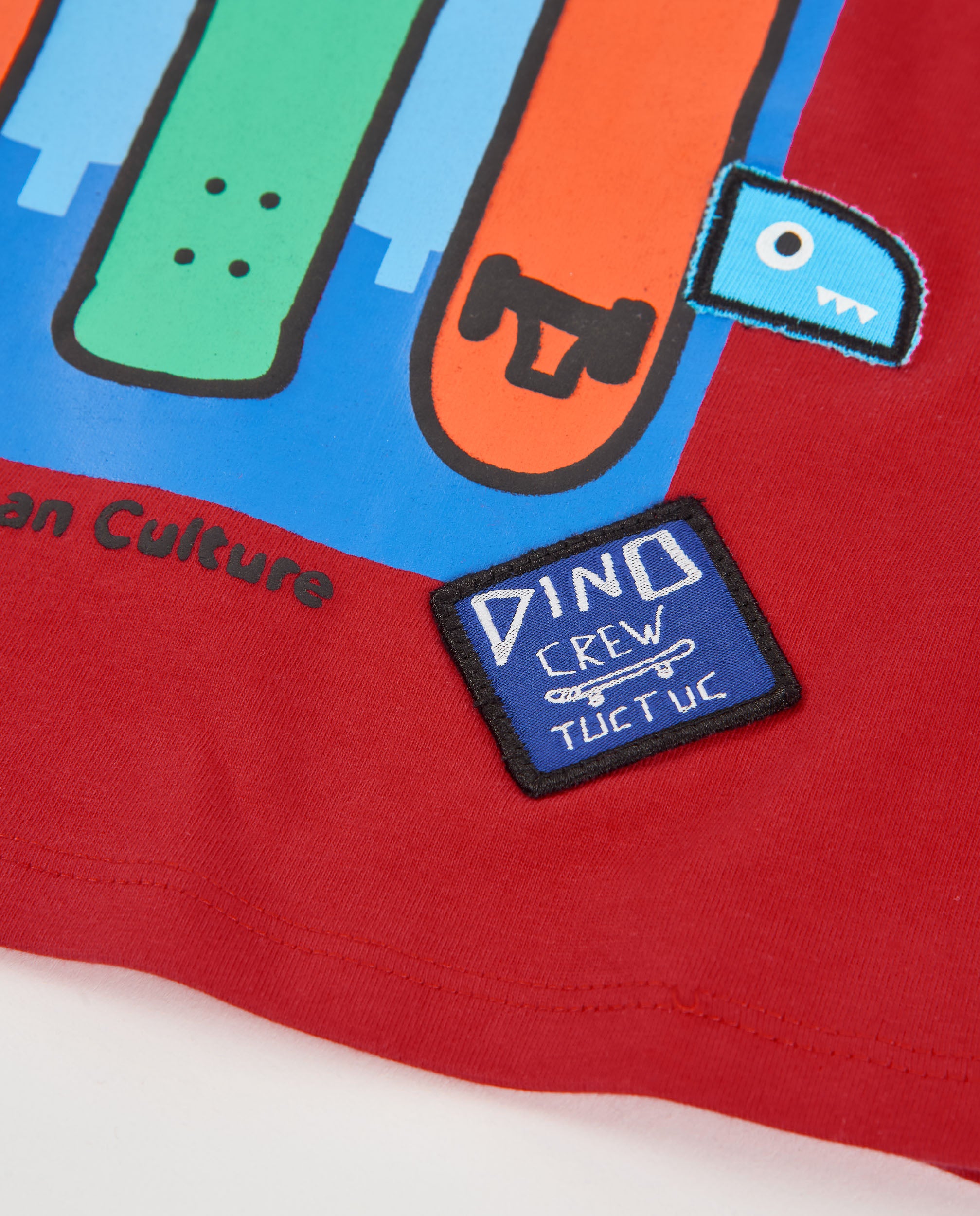 TucTuc Magliette T-Shirt Bimbo Rosso Jersey Maniche Lunghe