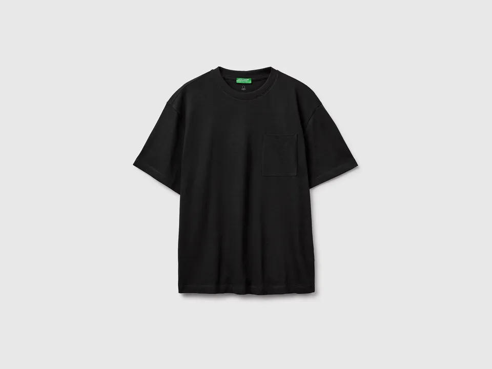 United Colors of Benetton T-shirt taschino cotone relaxed