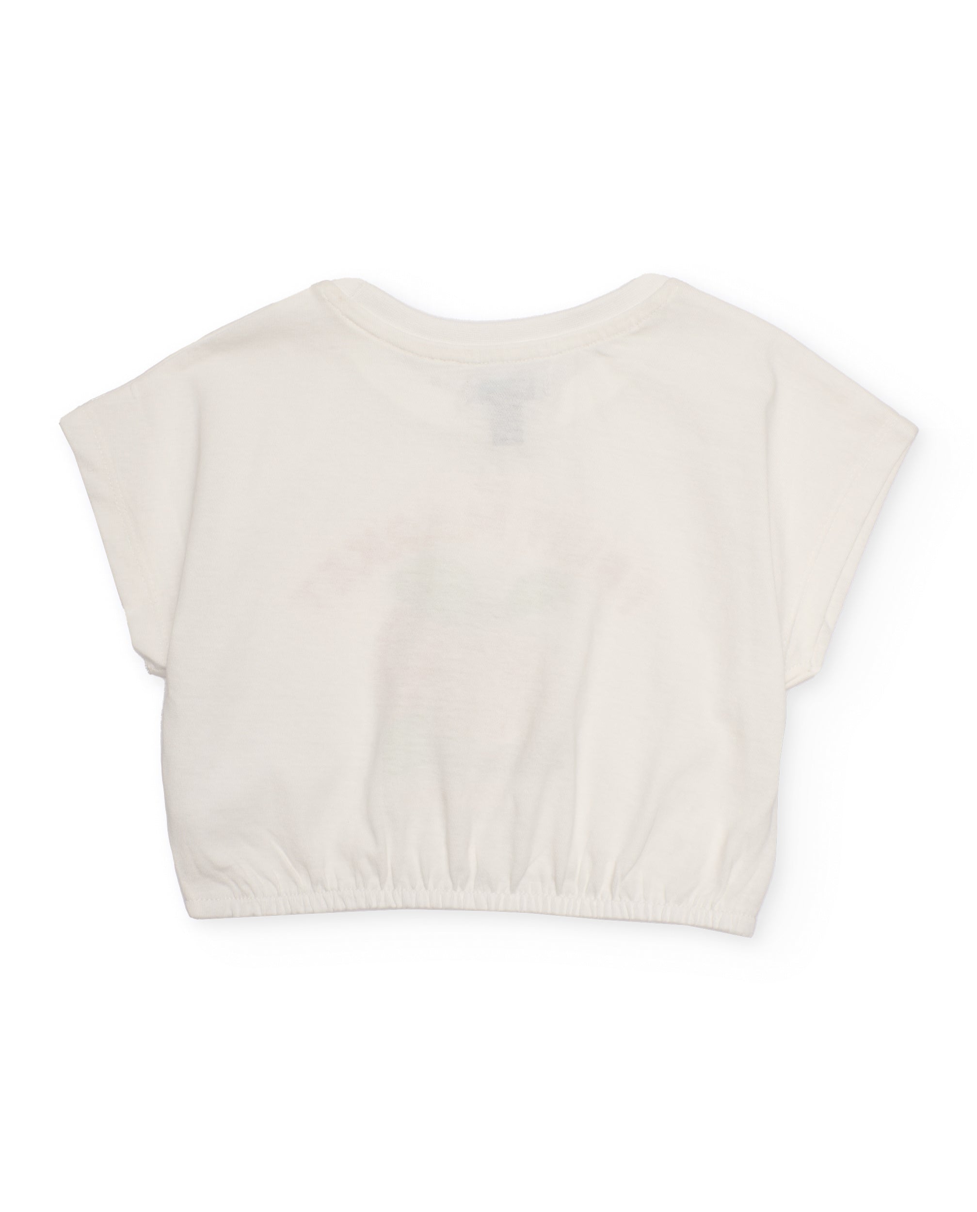 TucTuc Completo maglia bambina bianco corallo t-shirt short