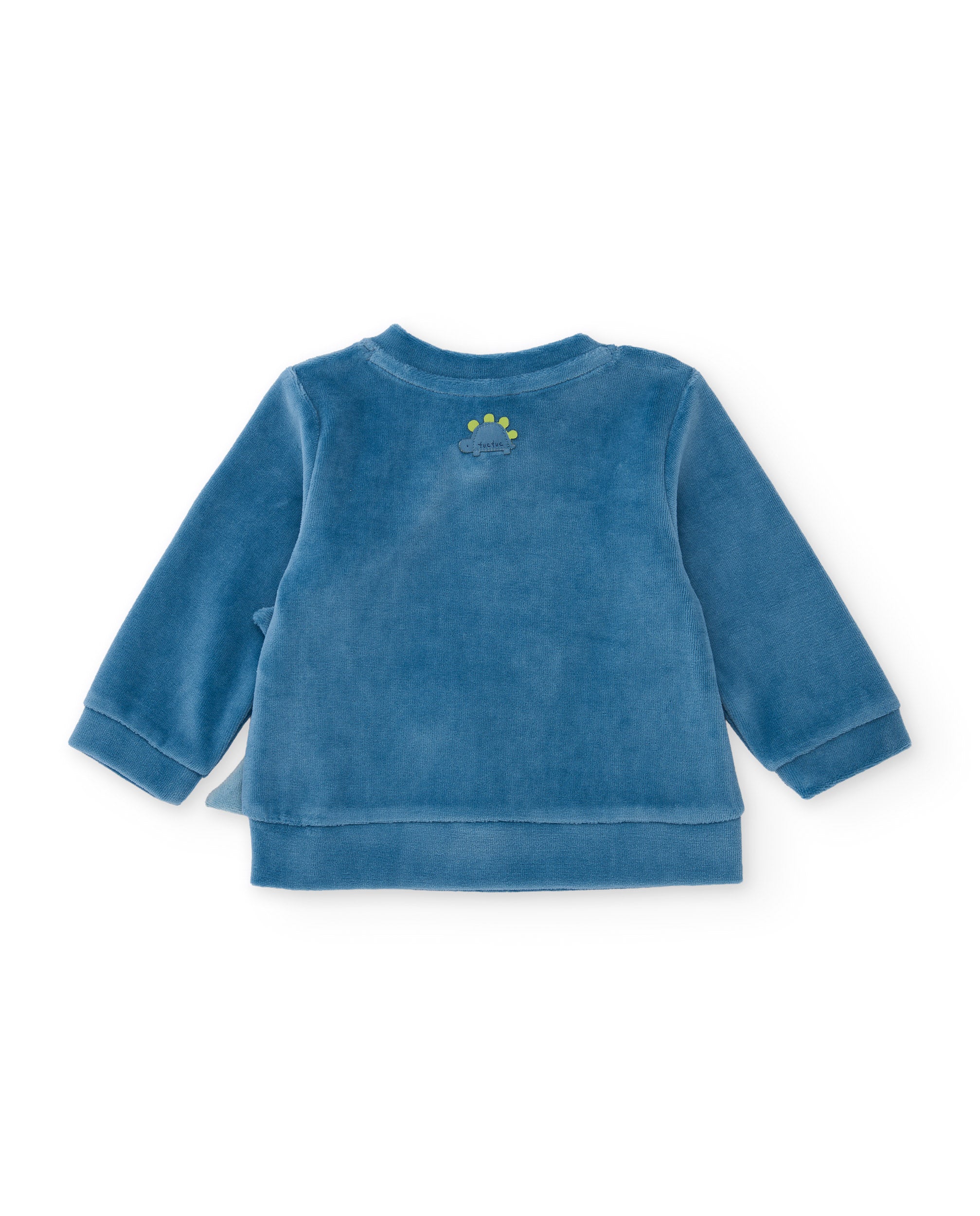 TucTuc Completi Tutina Neonato Blu Dinosauro Felpa