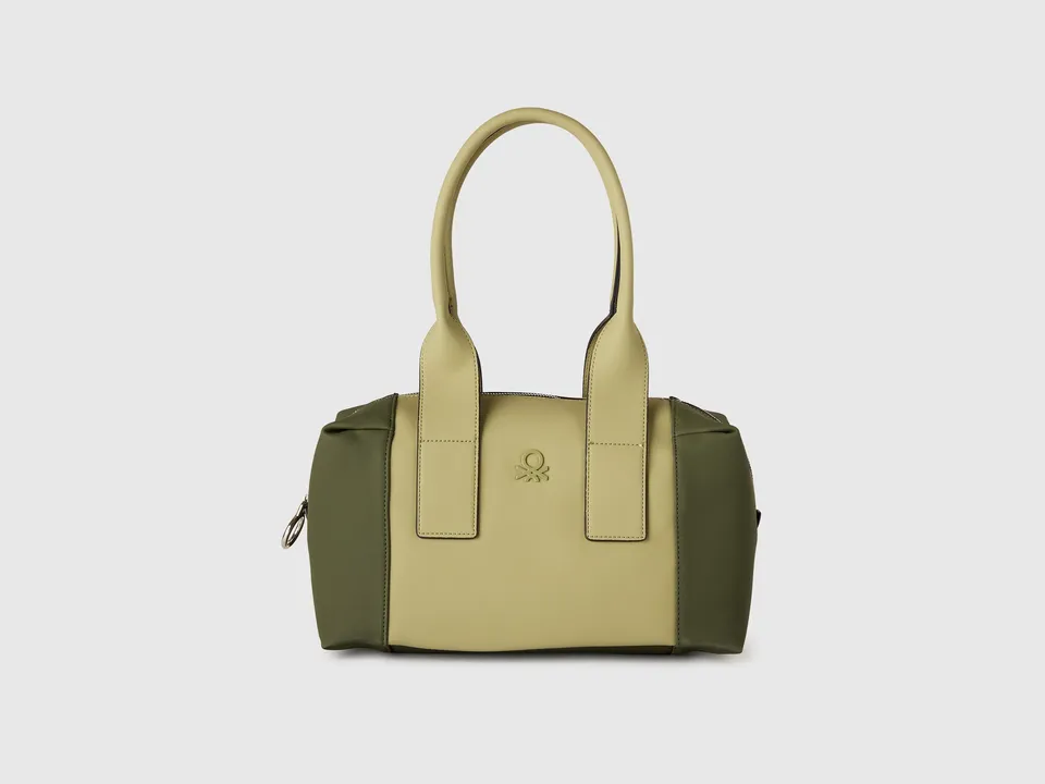 United Colors of Benetton borsa bowling color block quotidiana