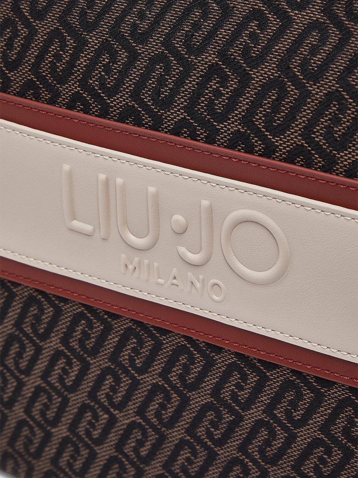 Liu Jo Borsa Tote media monogram 00533 con zip